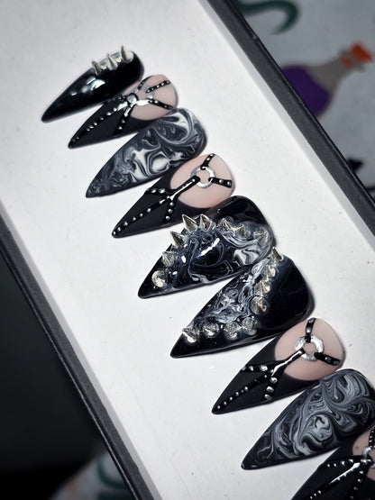 Bound in Darkness Press on Nail Set