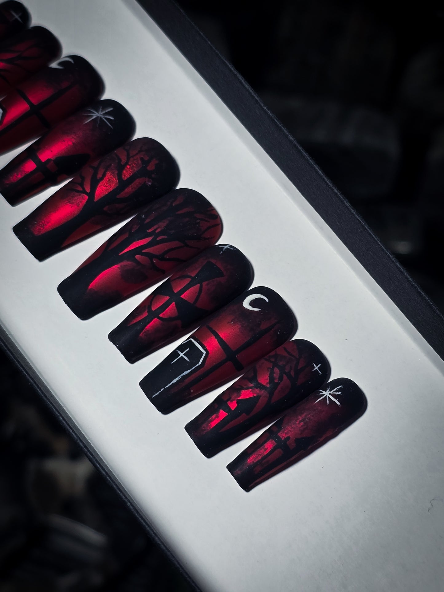 Vampires Night Press on Nail Set