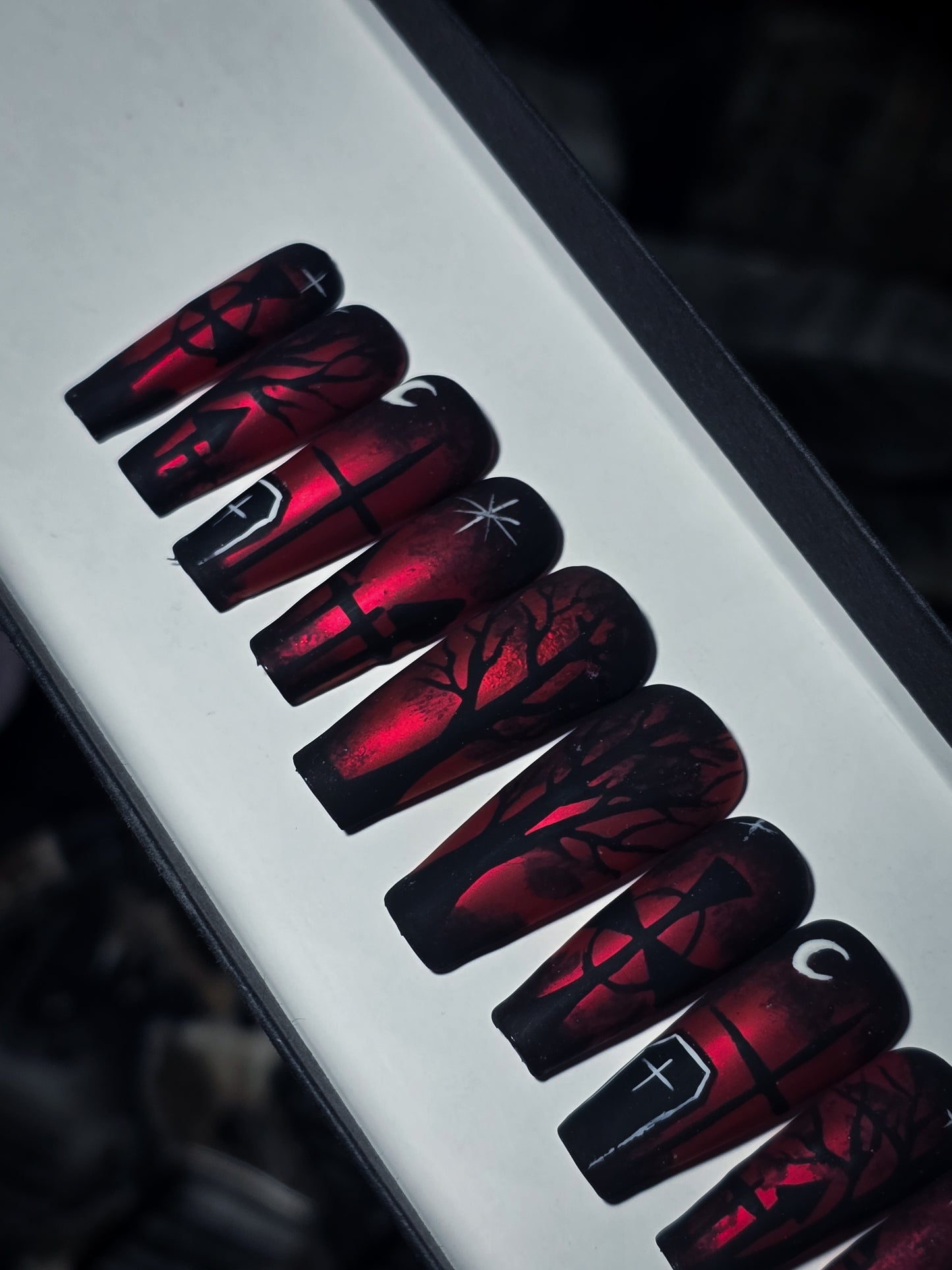 Vampires Night Press on Nail Set