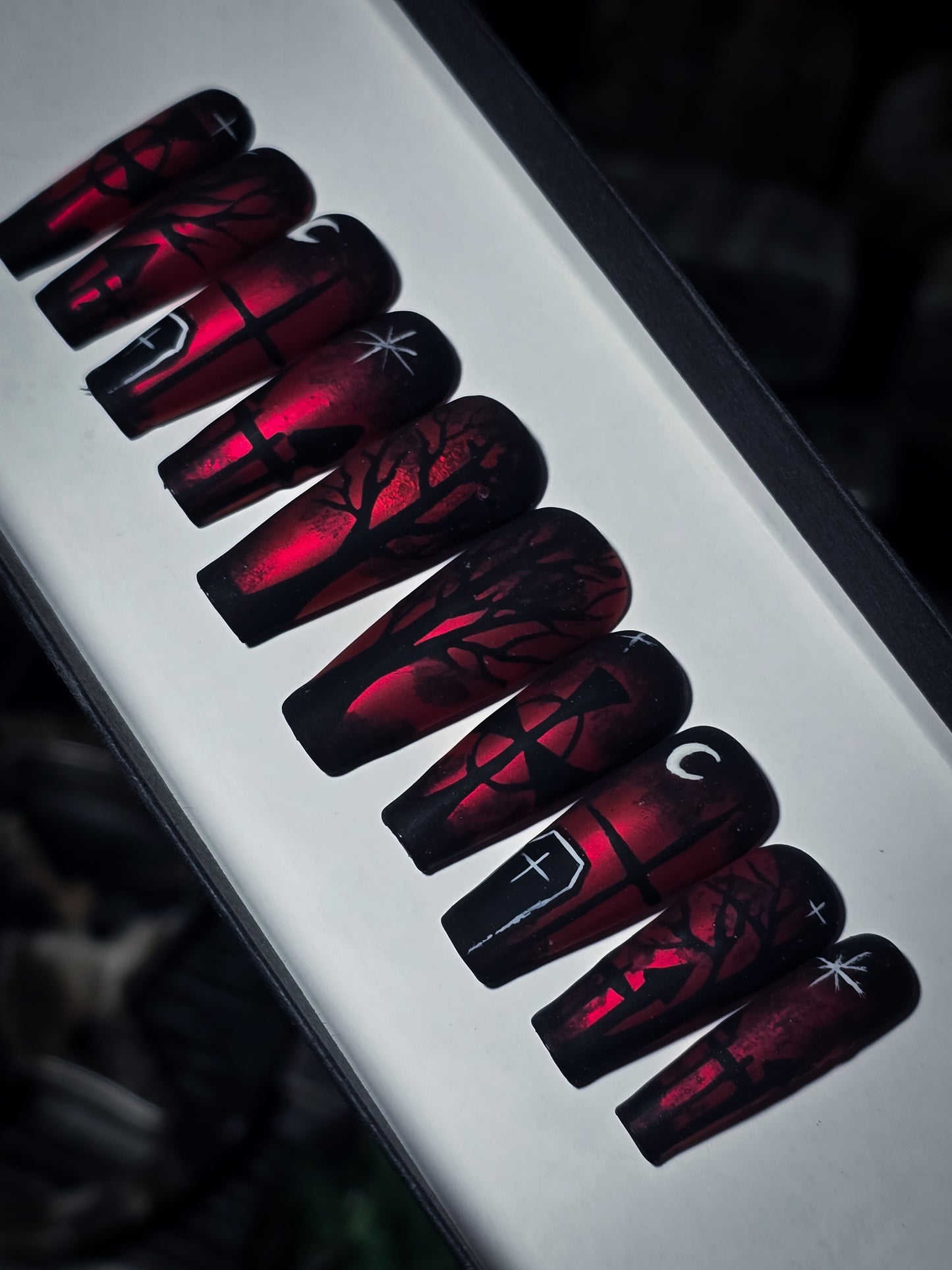 Vampires Night Press on Nail Set