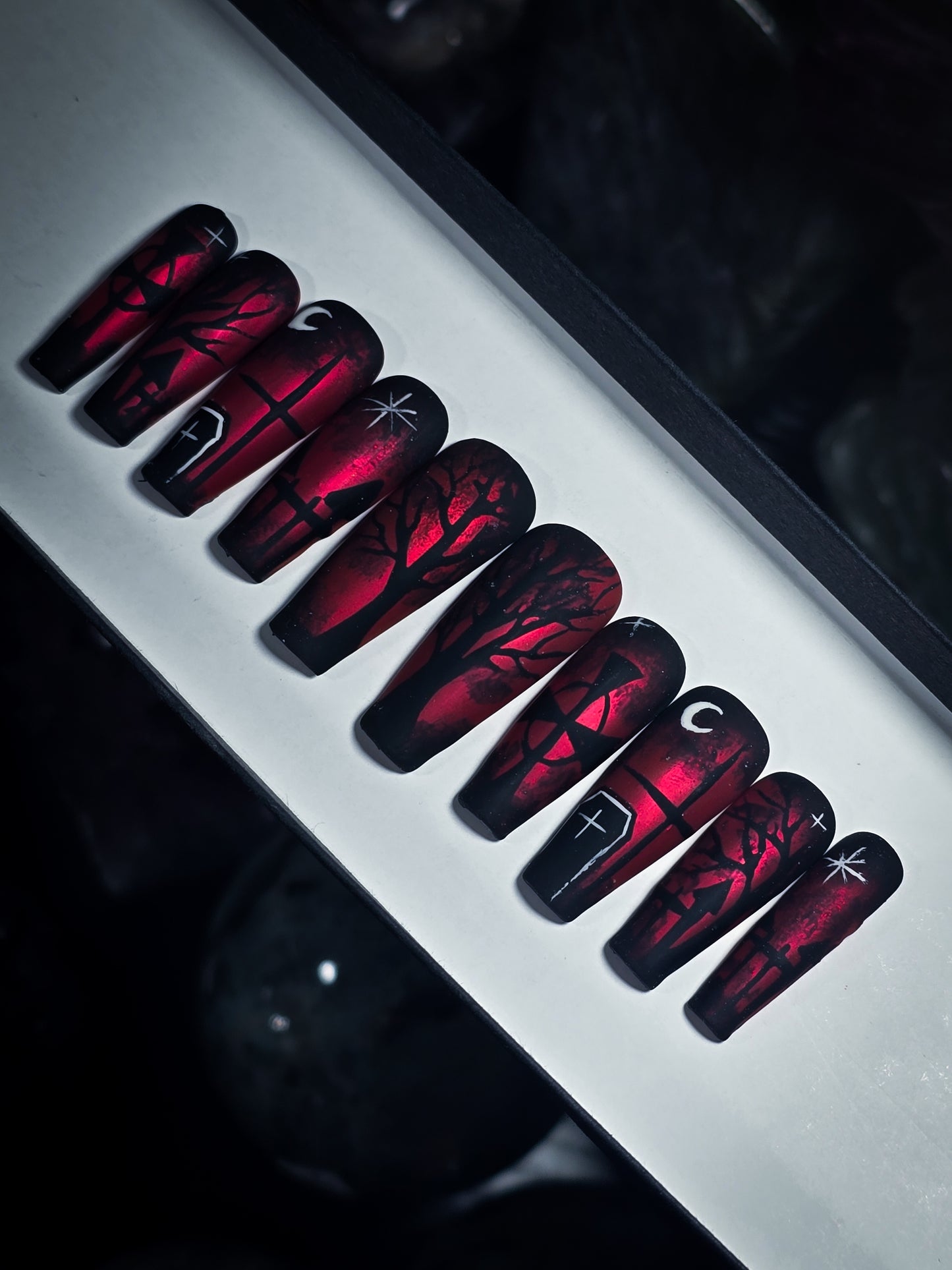 Vampires Night Press on Nail Set