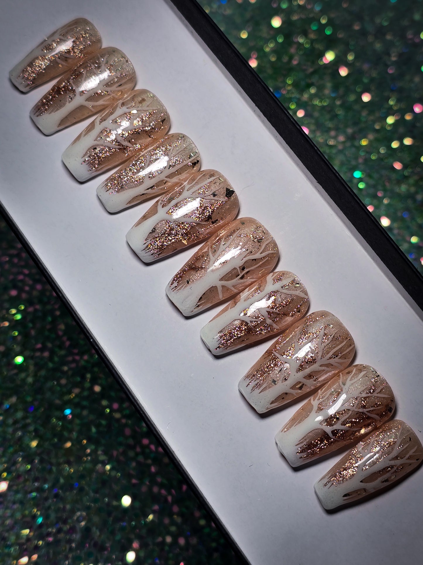 Whispers in Gold Press on Nail Set