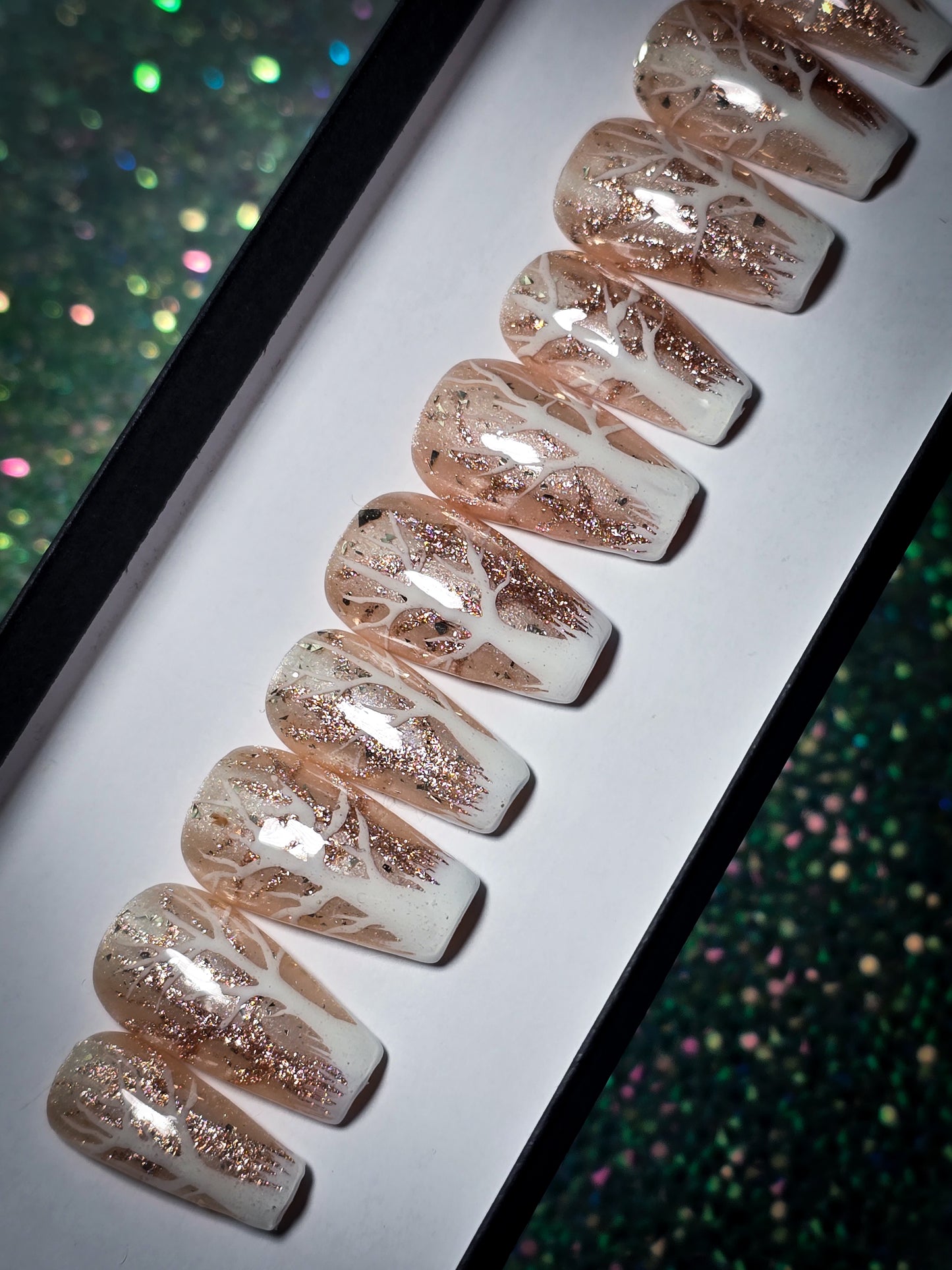 Whispers in Gold Press on Nail Set