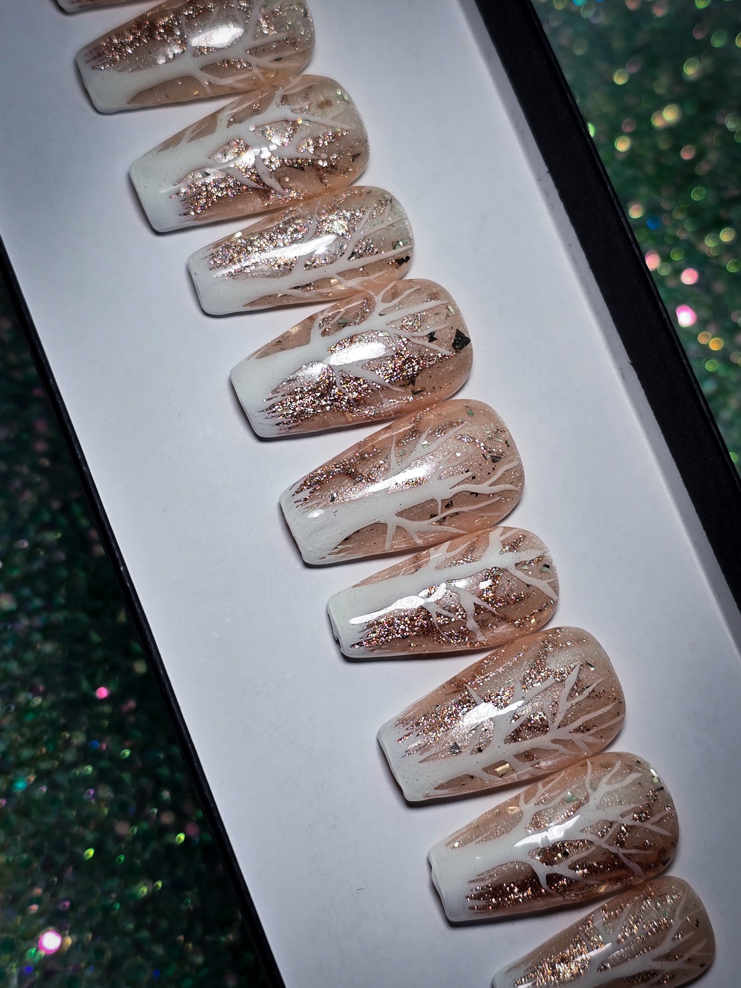 Whispers in Gold Press on Nail Set