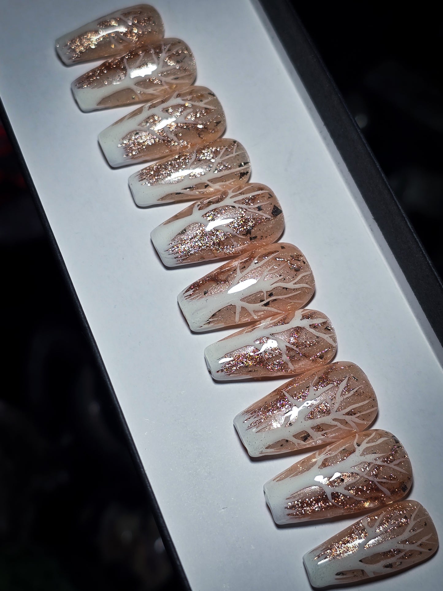 Whispers in Gold Press on Nail Set