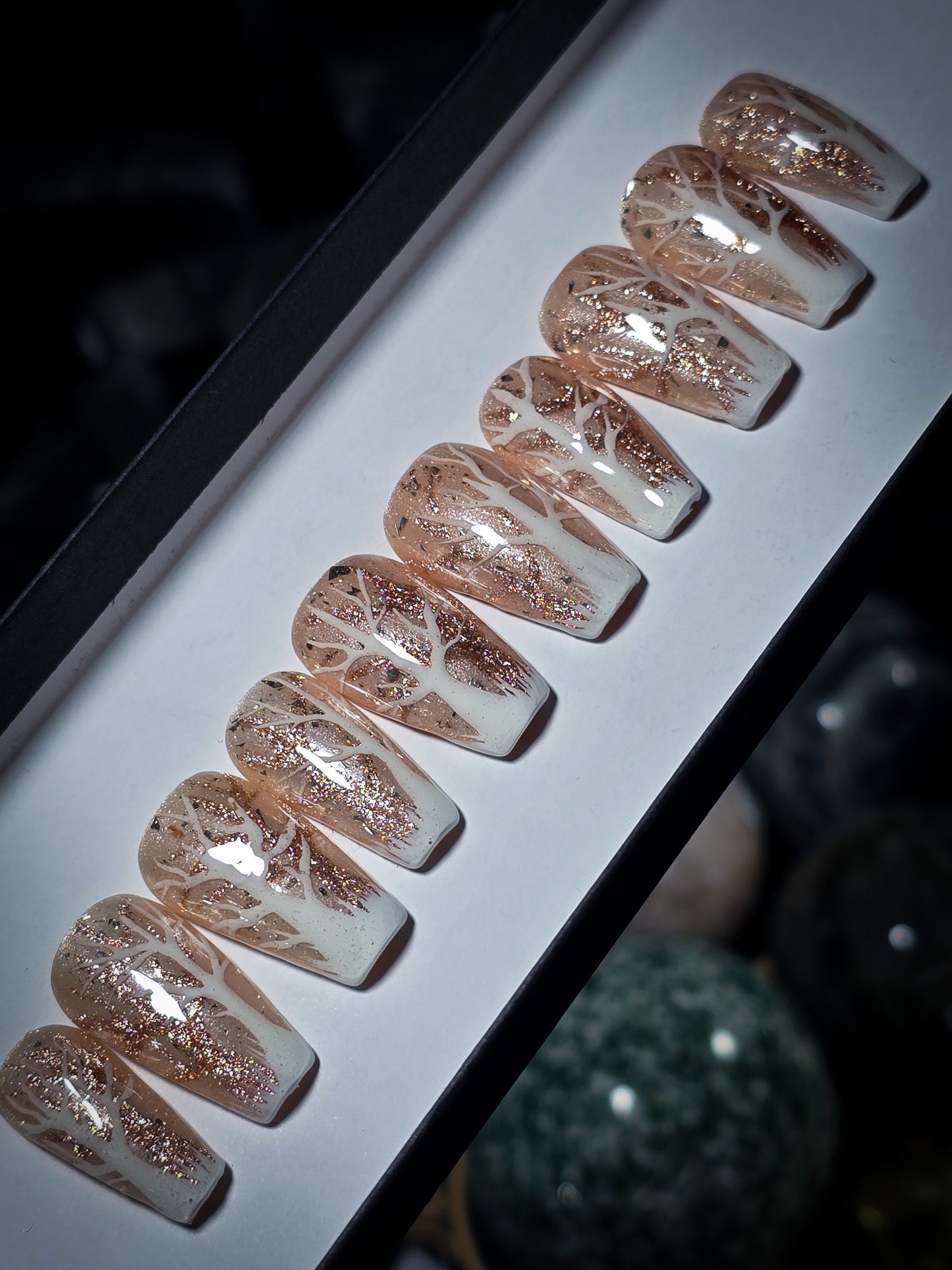 Whispers in Gold Press on Nail Set