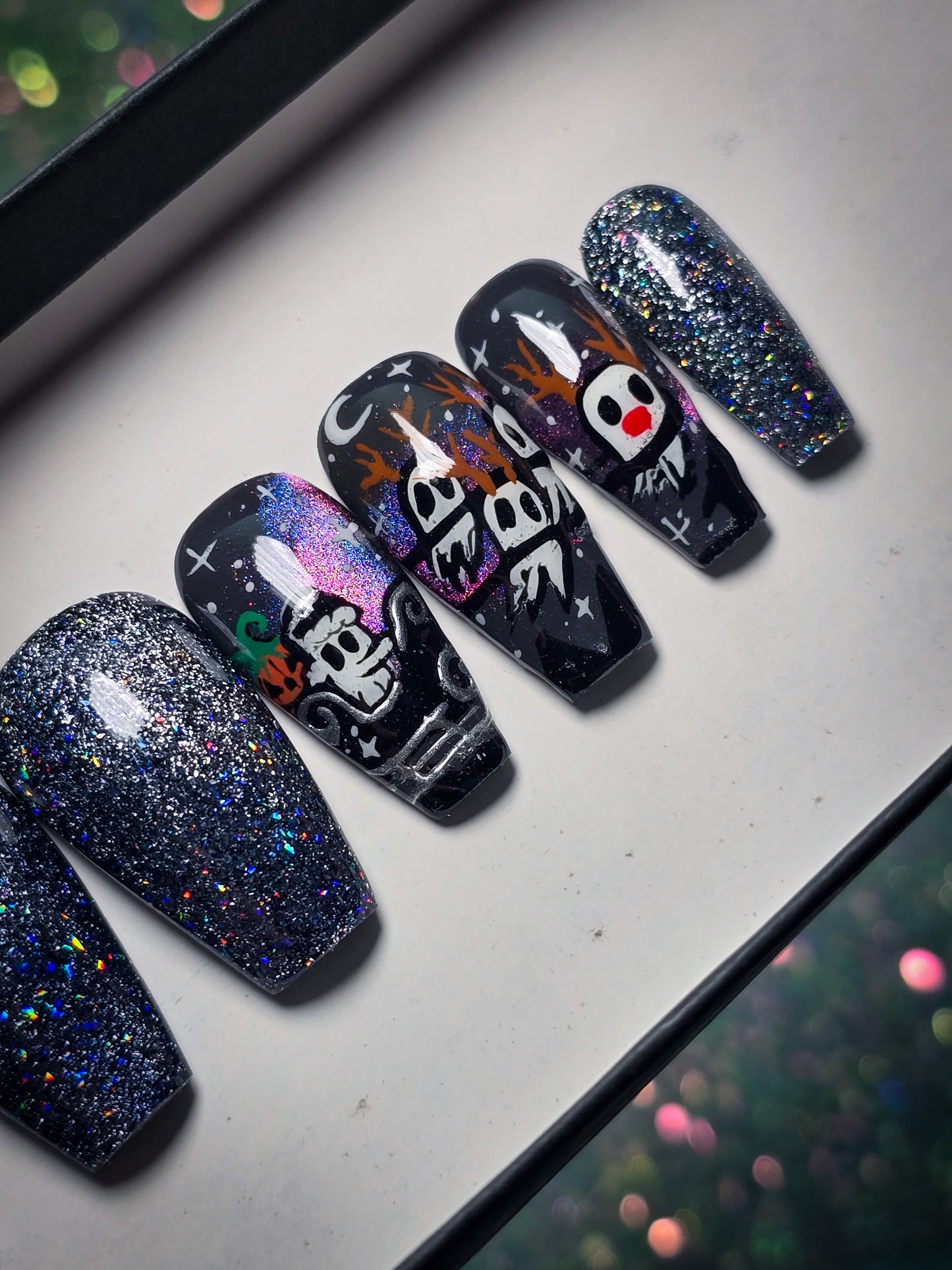 Haunted Holidays Press on Nail Set