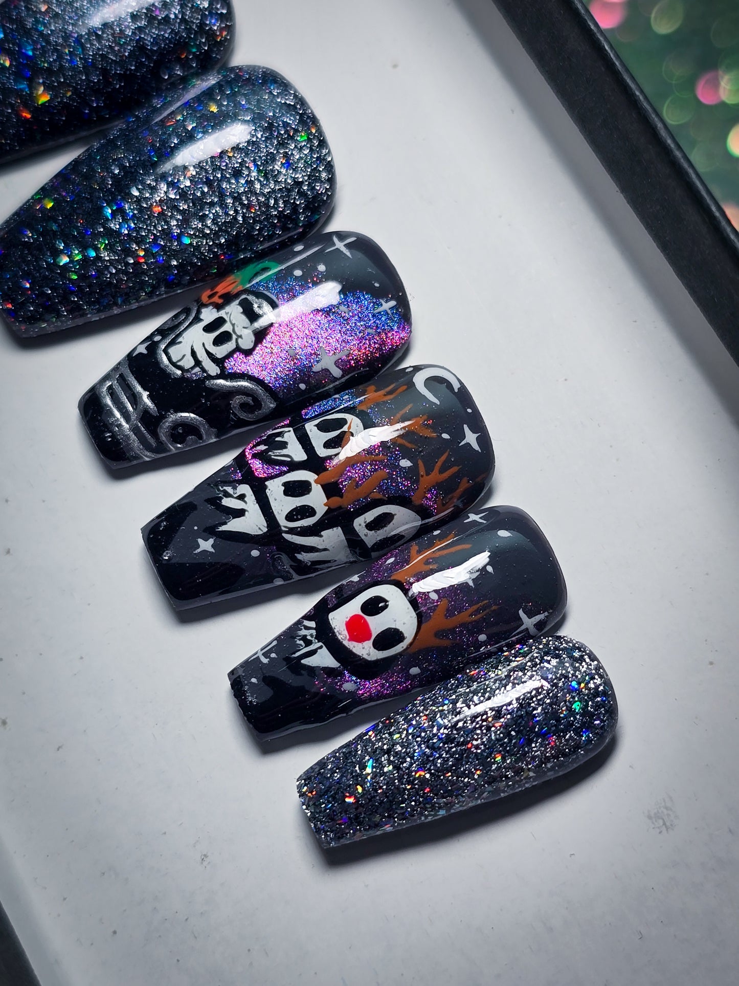 Haunted Holidays Press on Nail Set