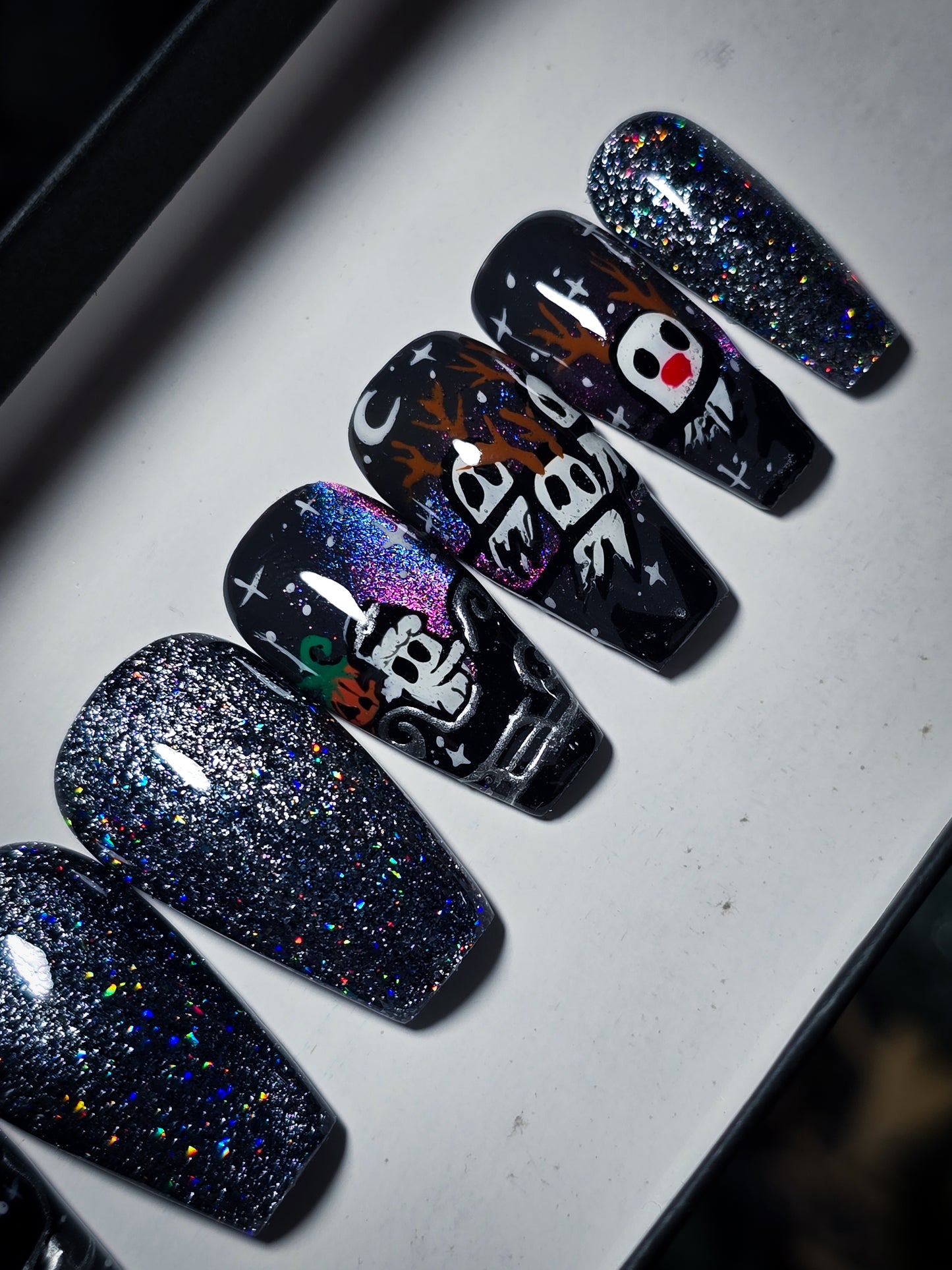 Haunted Holidays Press on Nail Set