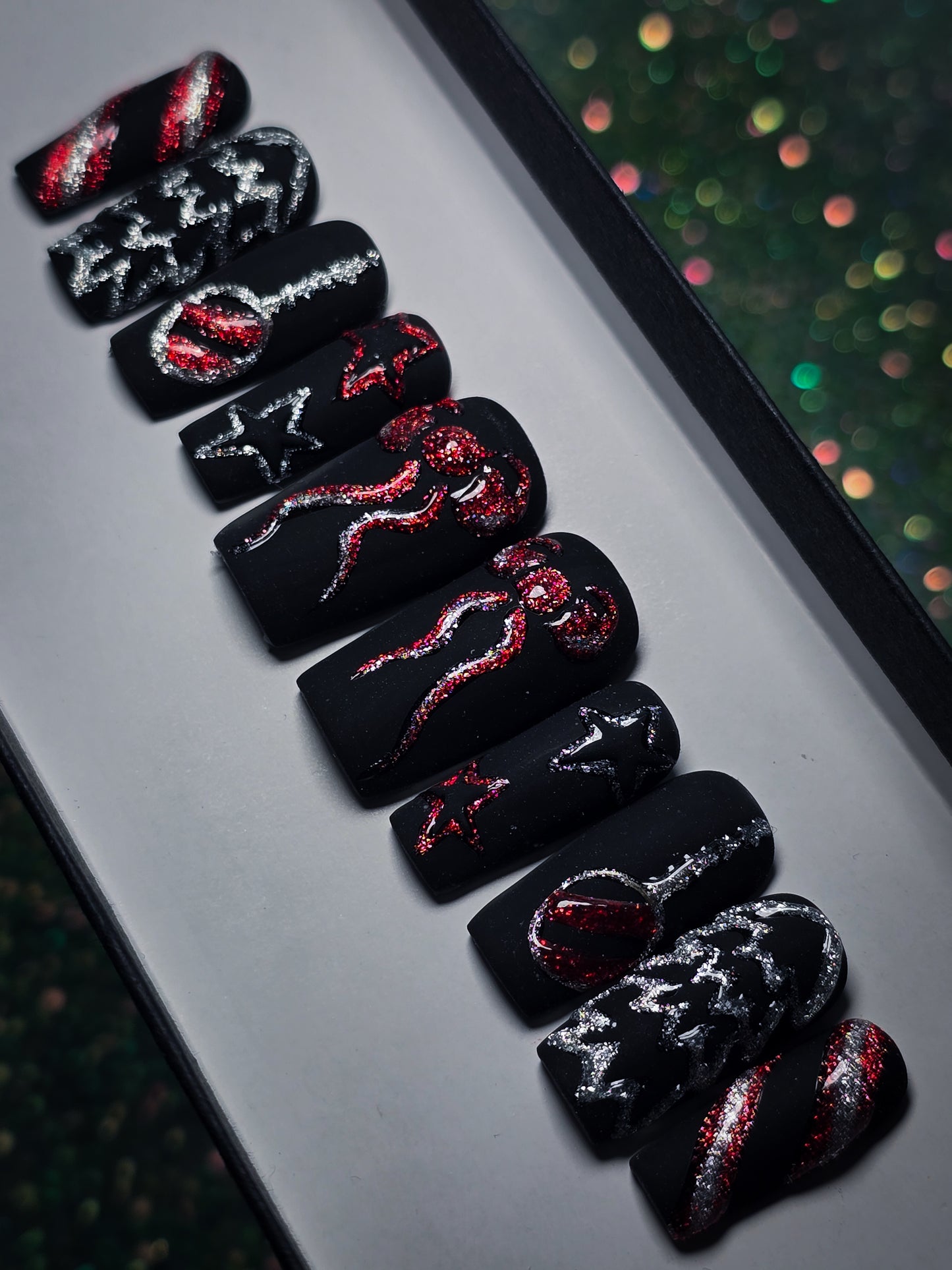 Gothic Holiday Press on Nail Set