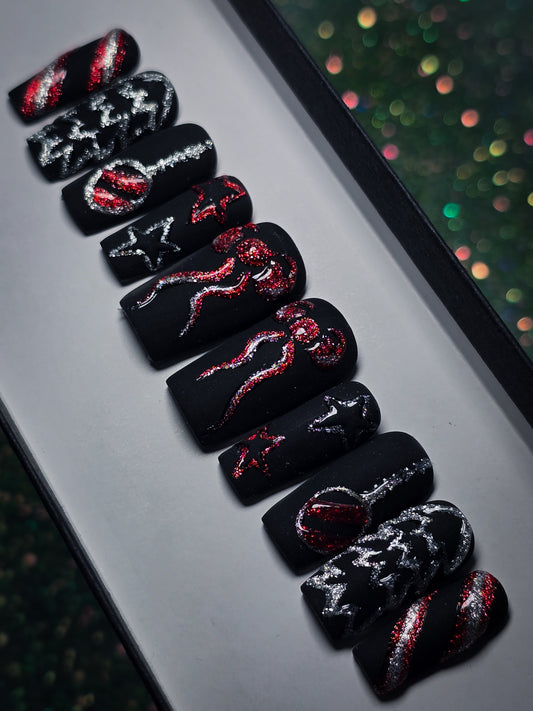 Gothic Holiday Press on Nail Set