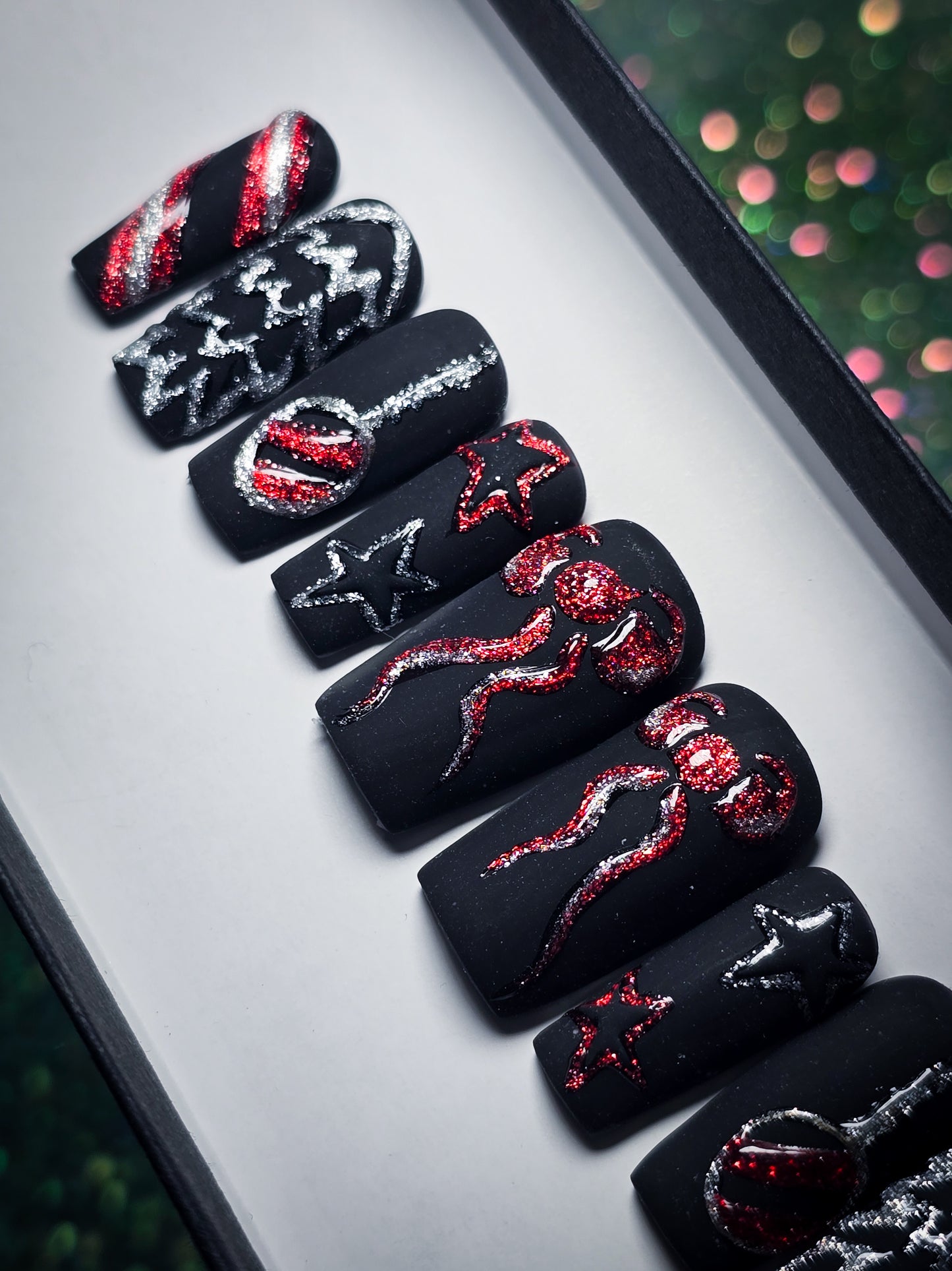 Gothic Holiday Press on Nail Set