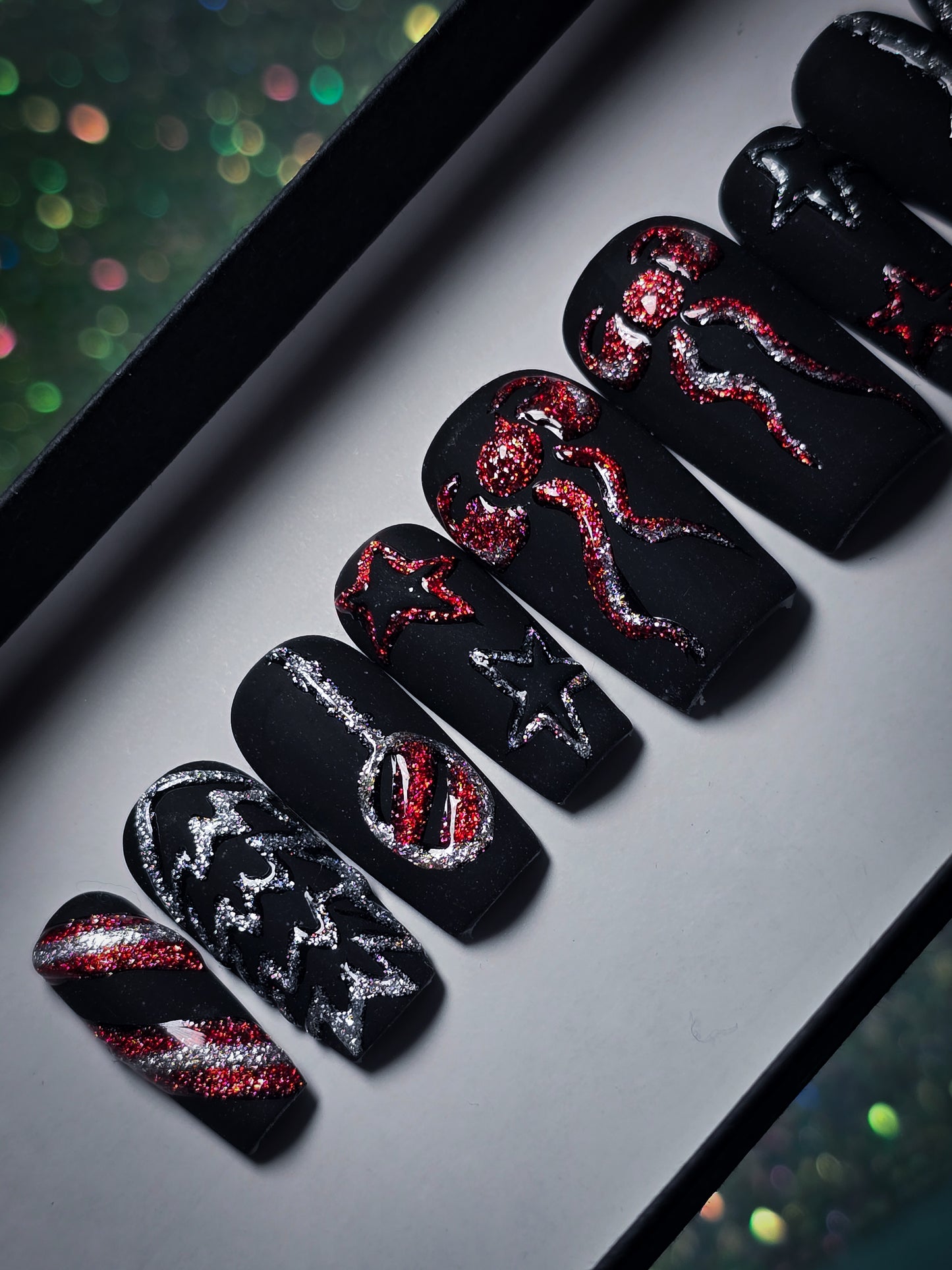 Gothic Holiday Press on Nail Set