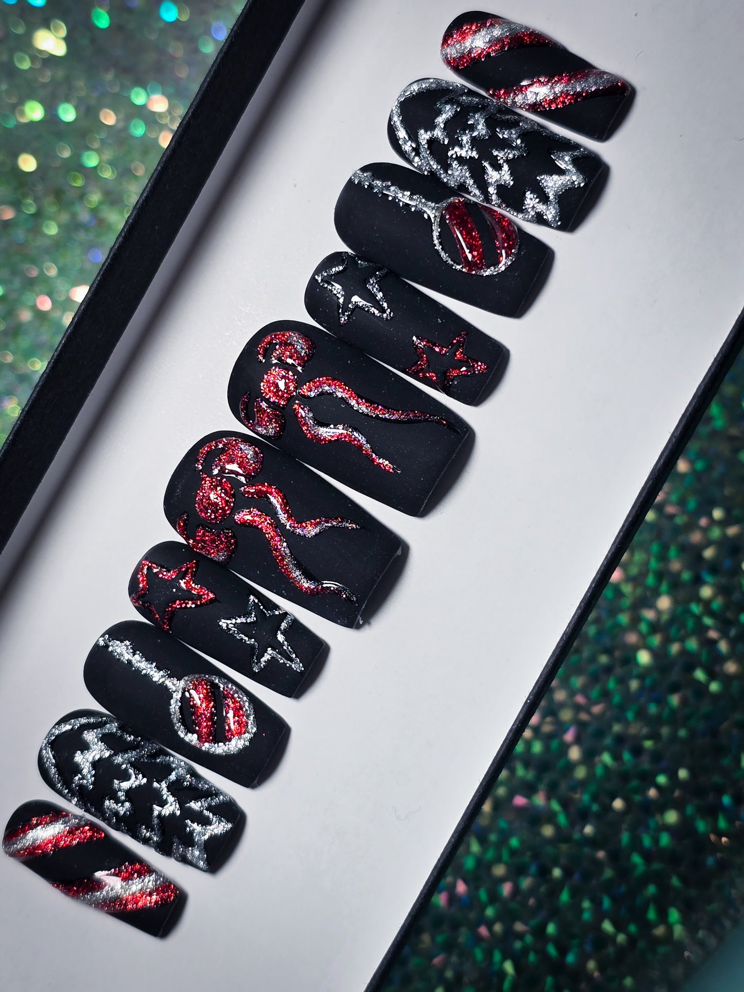 Gothic Holiday Press on Nail Set