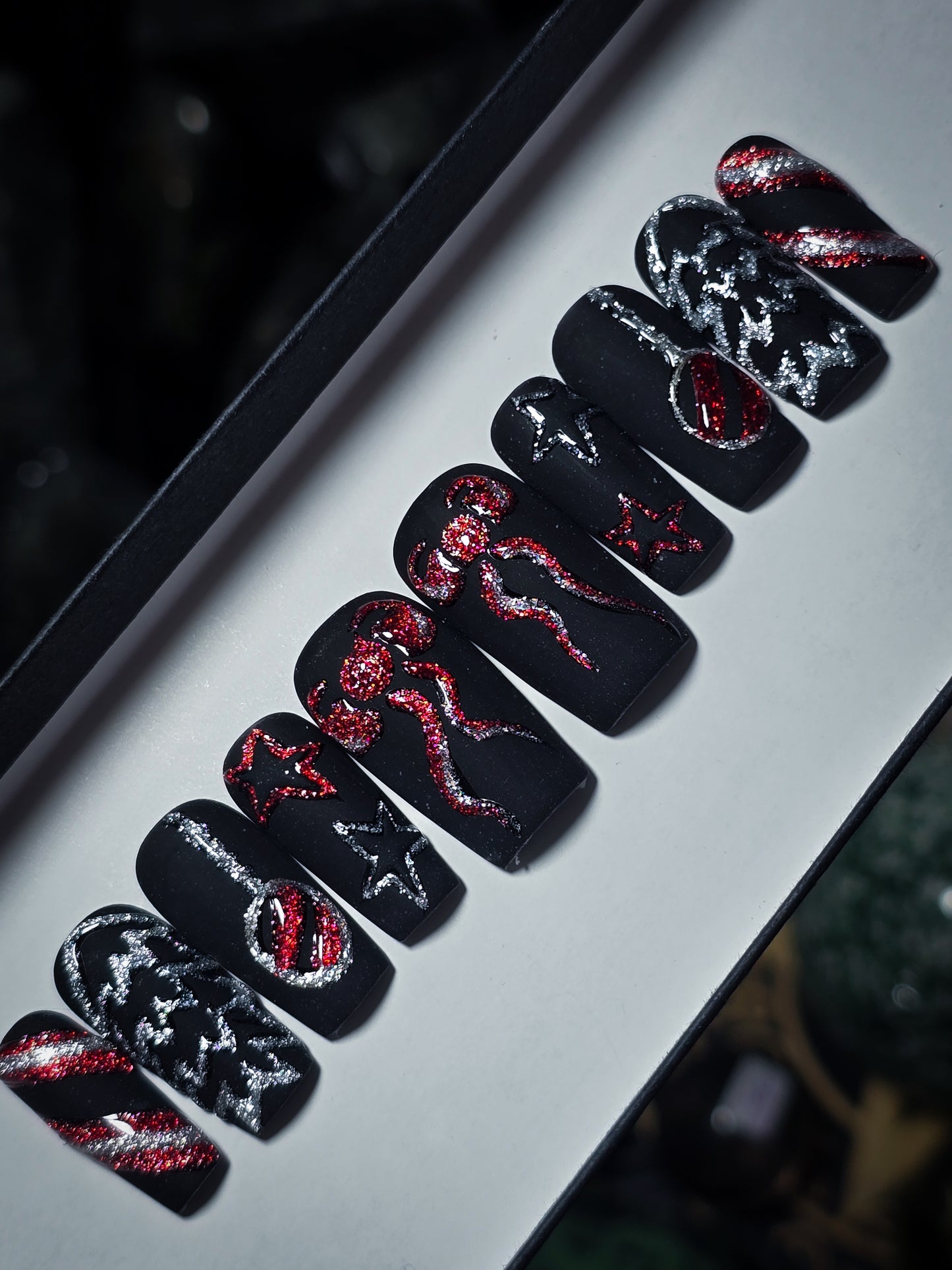 Gothic Holiday Press on Nail Set