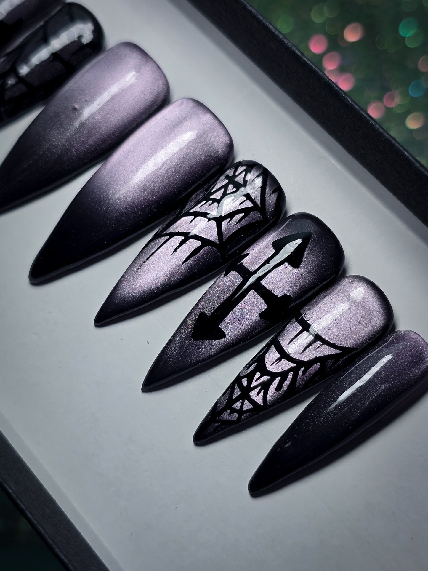 Midnight Shadows Press on Nail Set