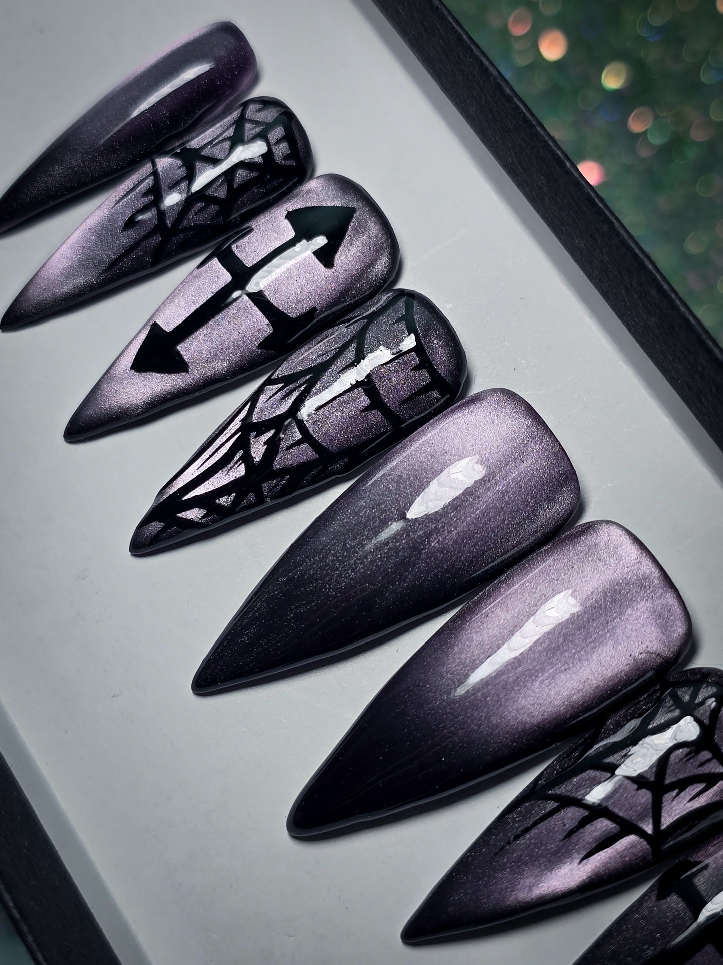 Midnight Shadows Press on Nail Set