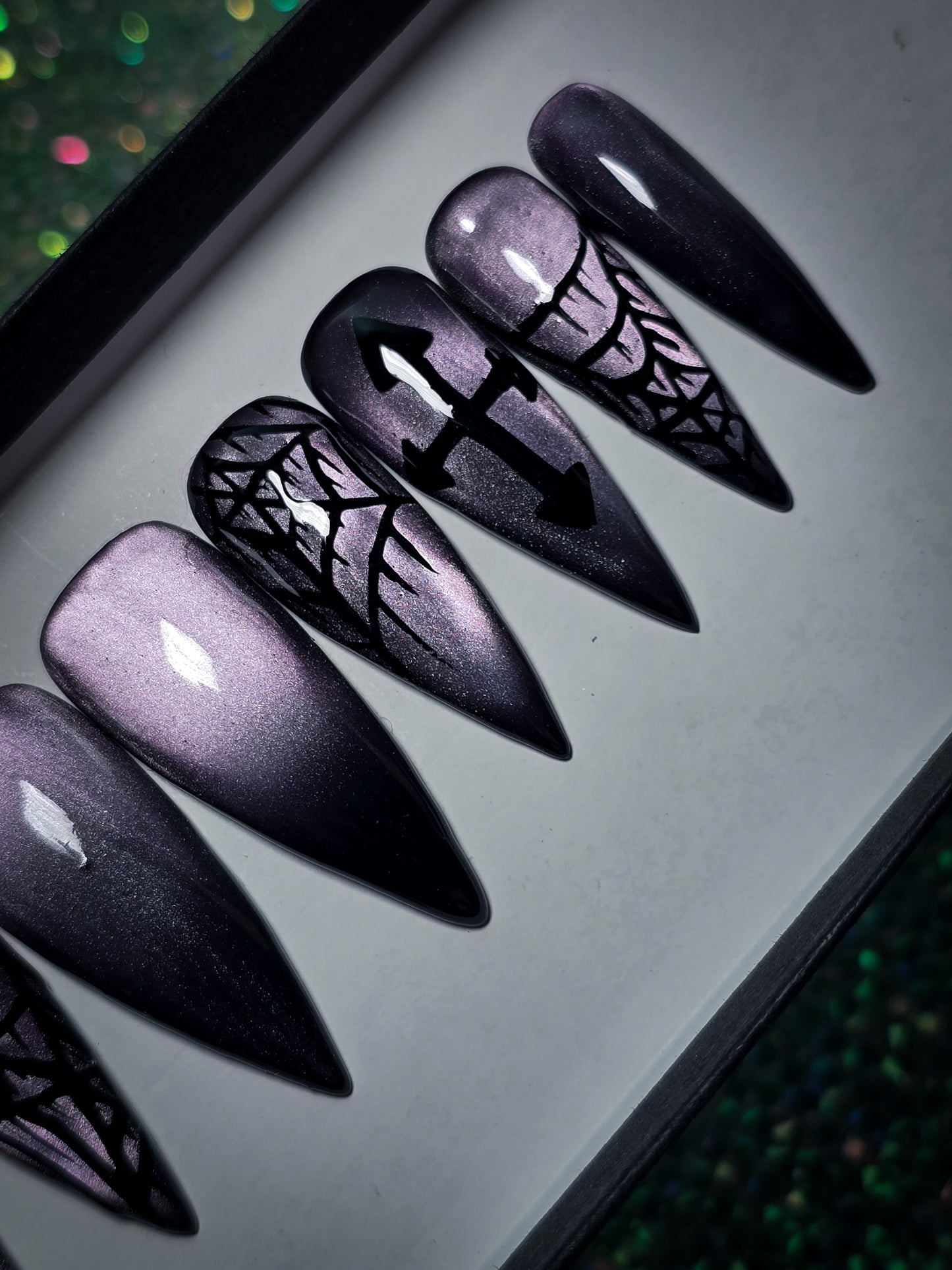 Midnight Shadows Press on Nail Set
