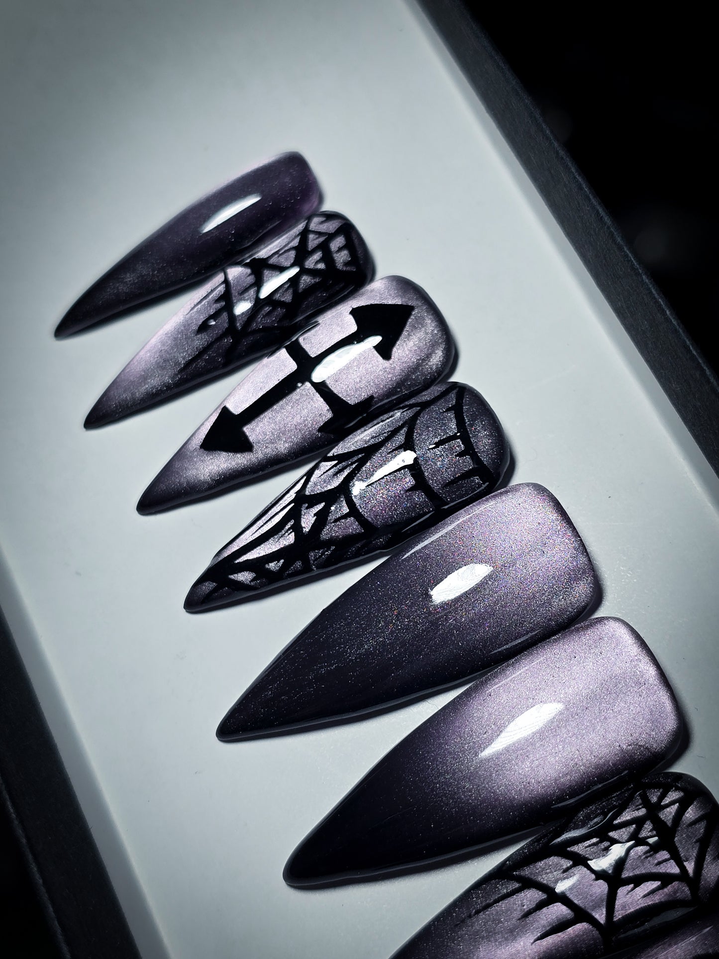 Midnight Shadows Press on Nail Set