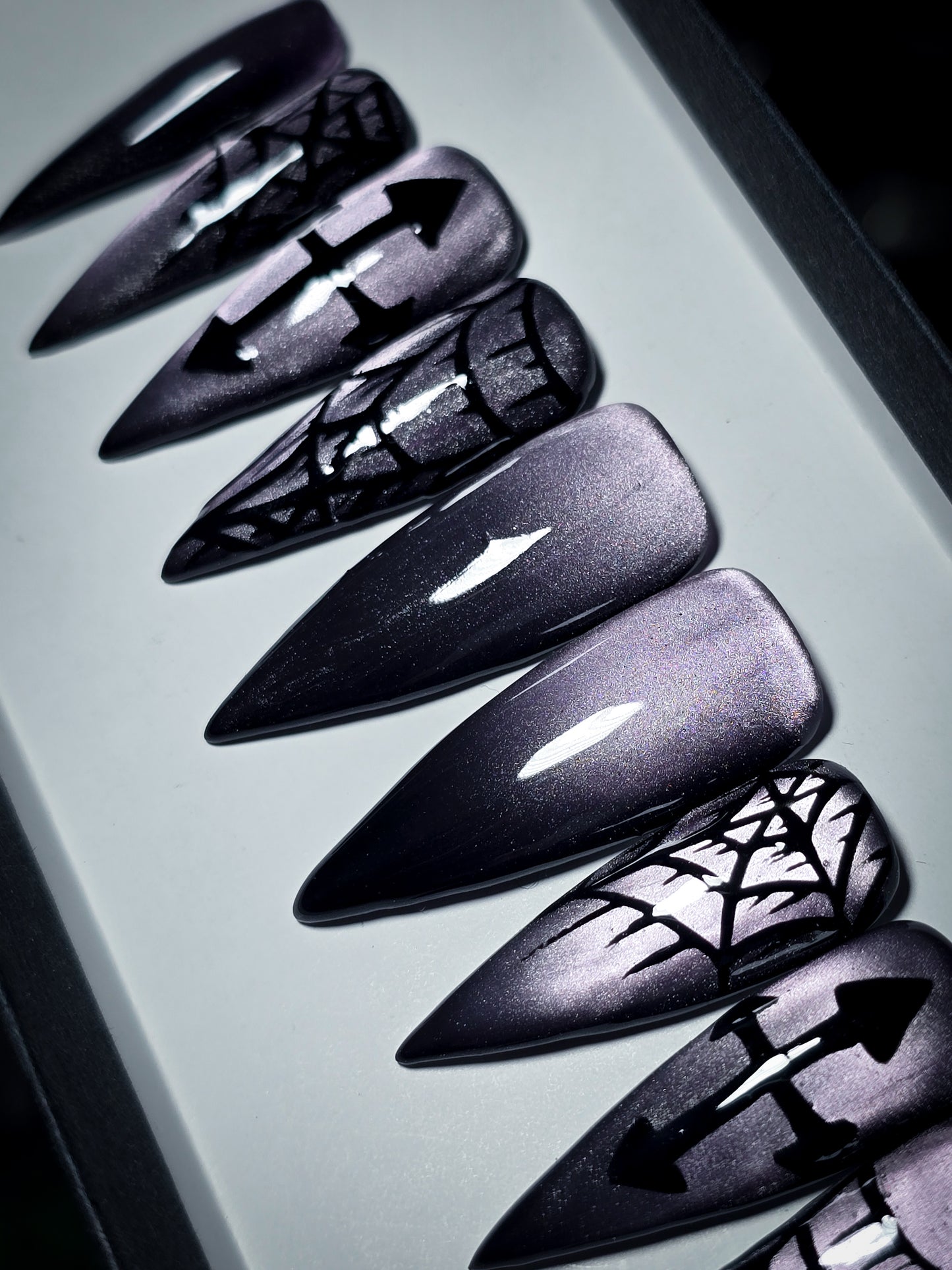 Midnight Shadows Press on Nail Set