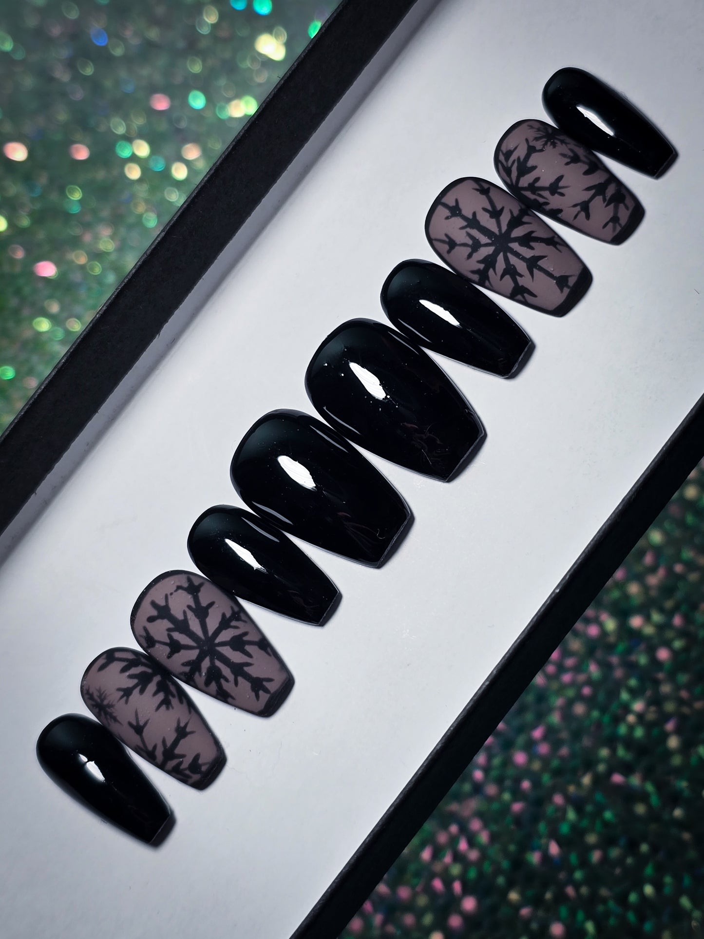 Dark Winter Press on Nail Set