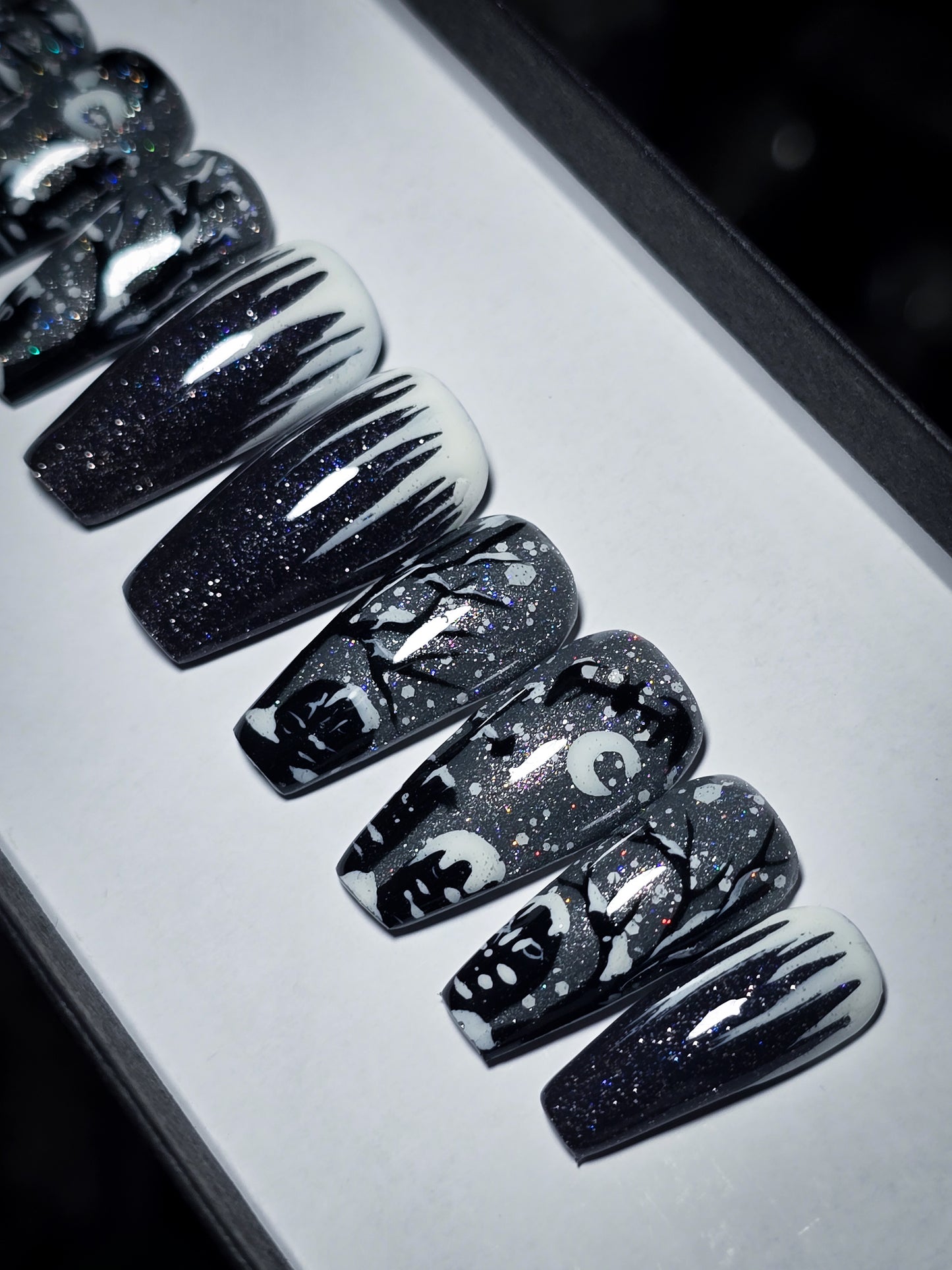 Frozen in Mourning Press on Nail set