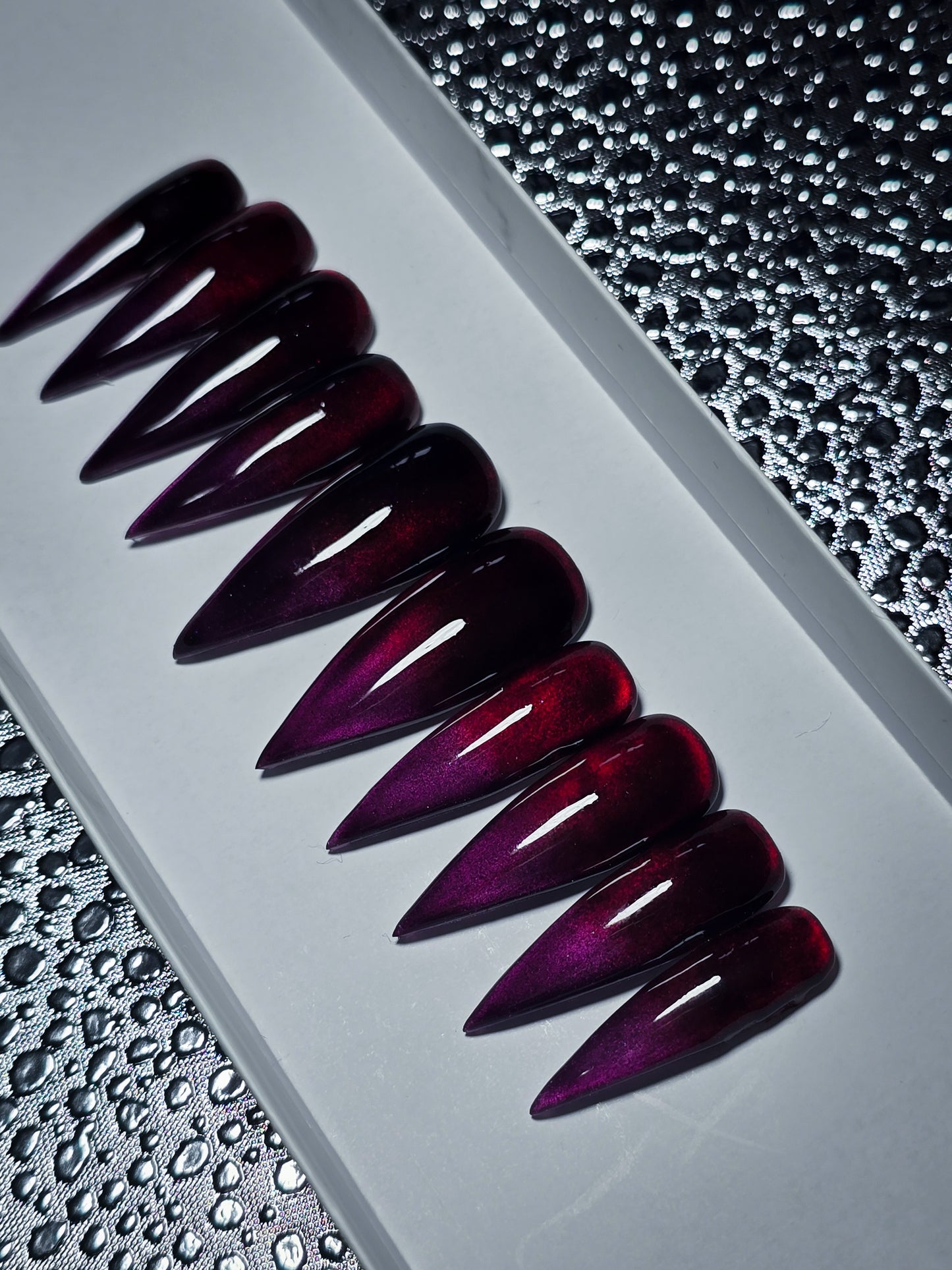 Crimson Eclipse Press on Nail Set