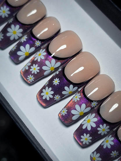 Flower Power Press on Nail set