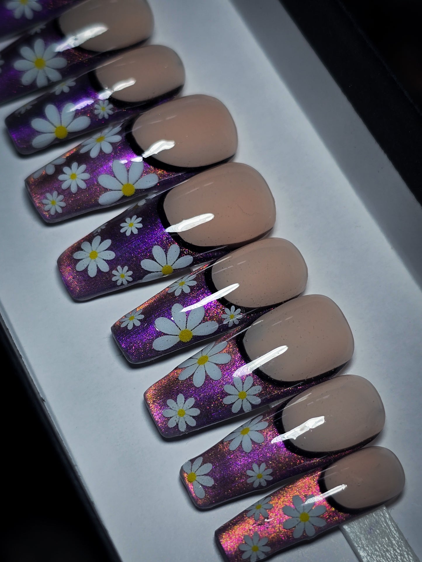 Flower Power Press on Nail set