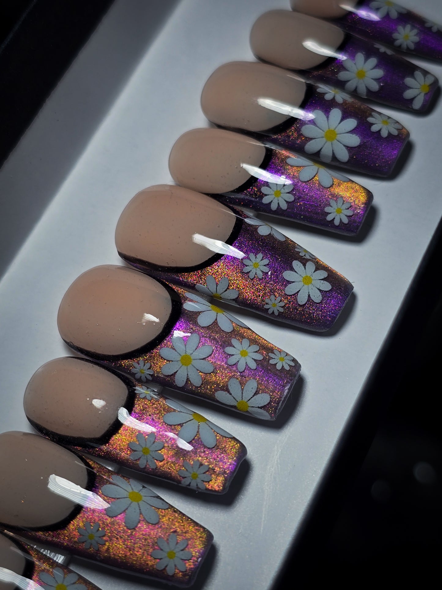 Flower Power Press on Nail set