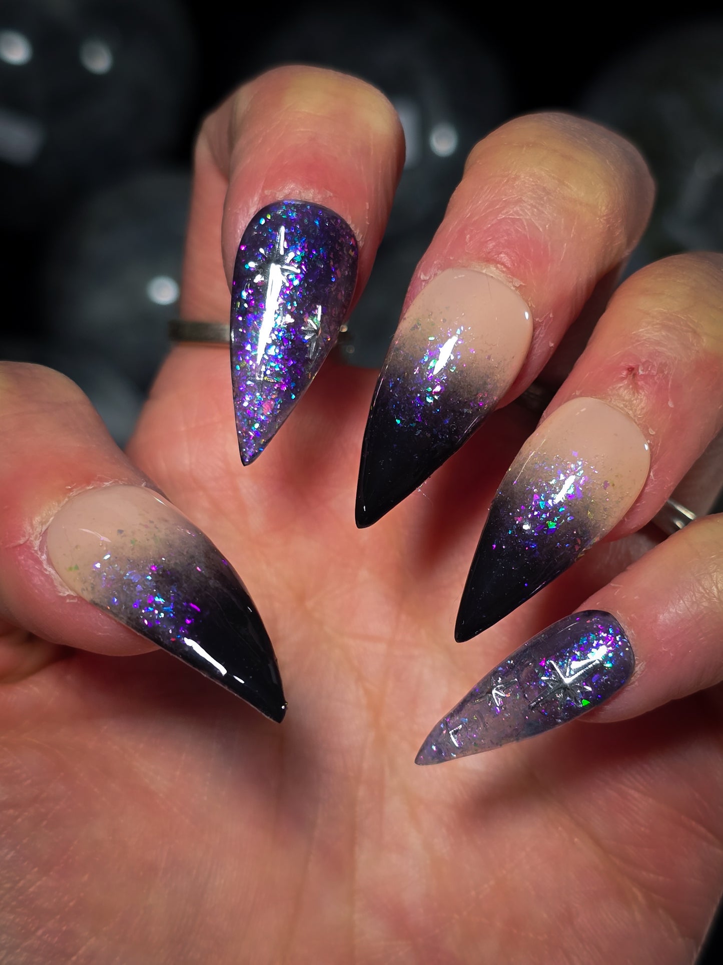 Galactic Aura Press on Nail Set