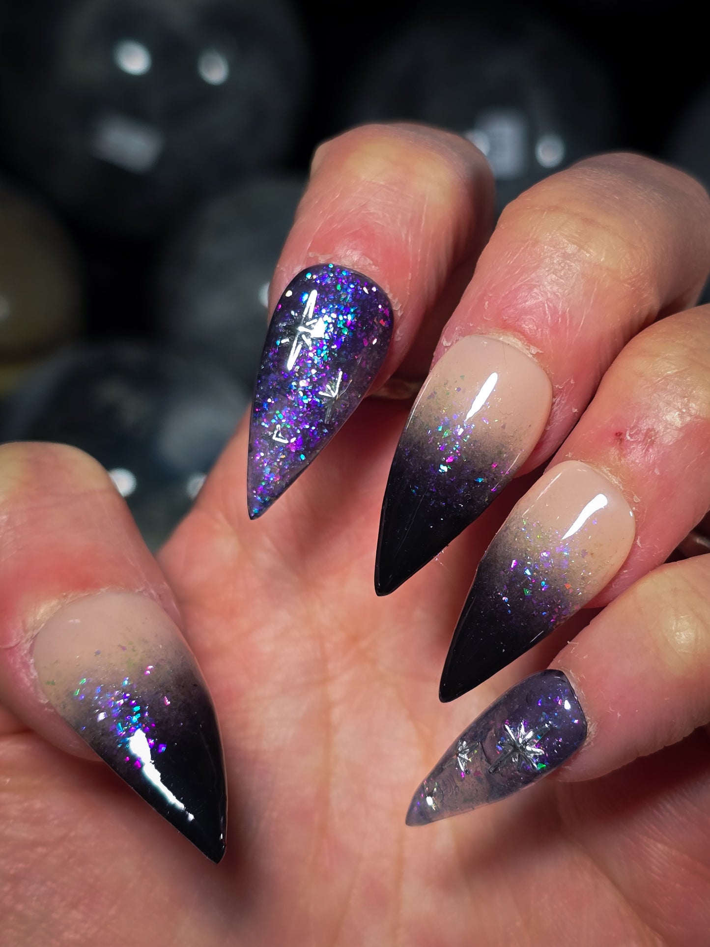 Galactic Aura Press on Nail Set