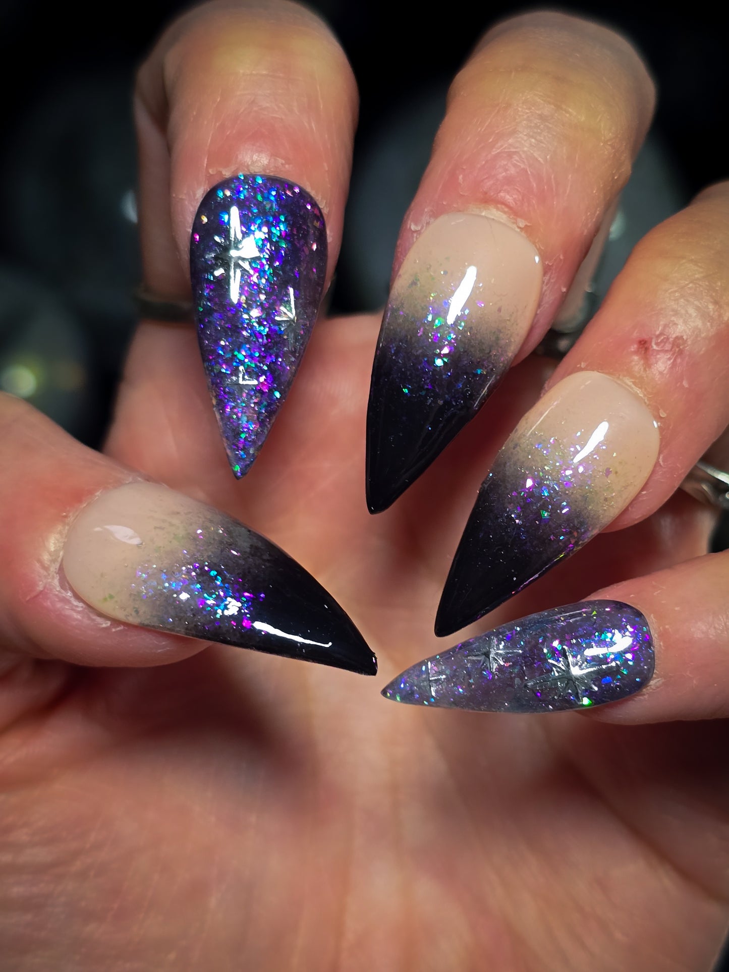 Galactic Aura Press on Nail Set