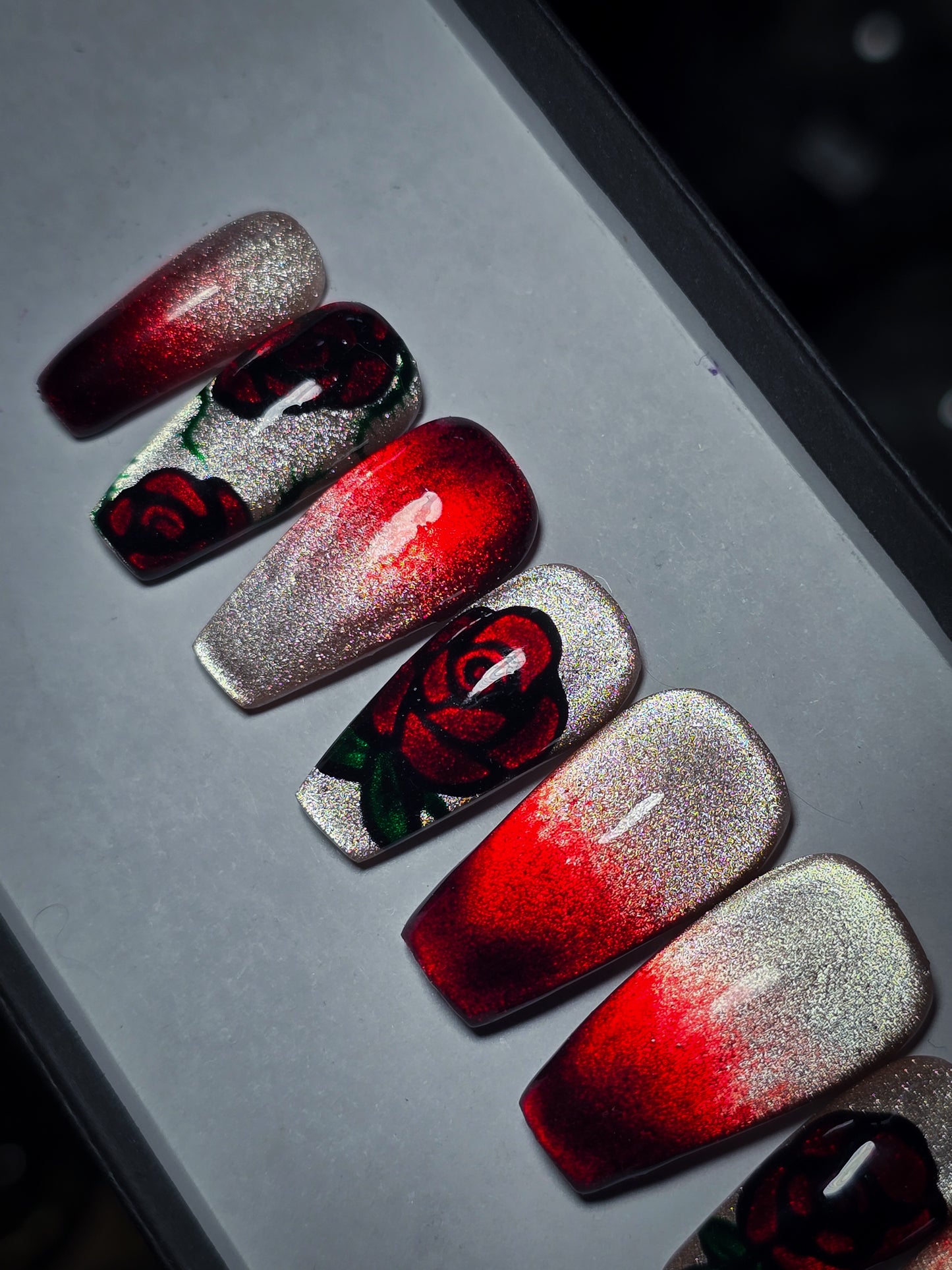 Gilded Rose Press on Nail Set