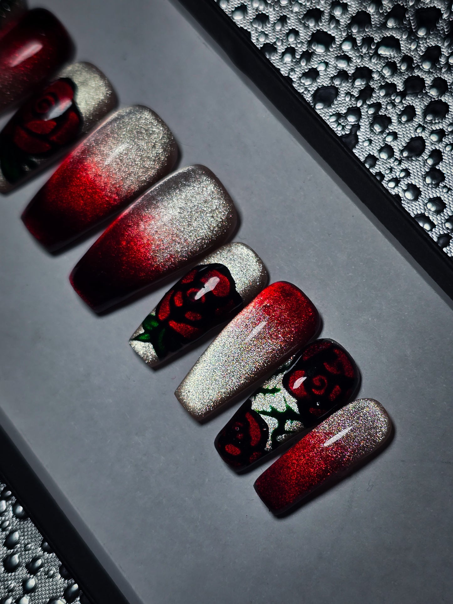 Gilded Rose Press on Nail Set