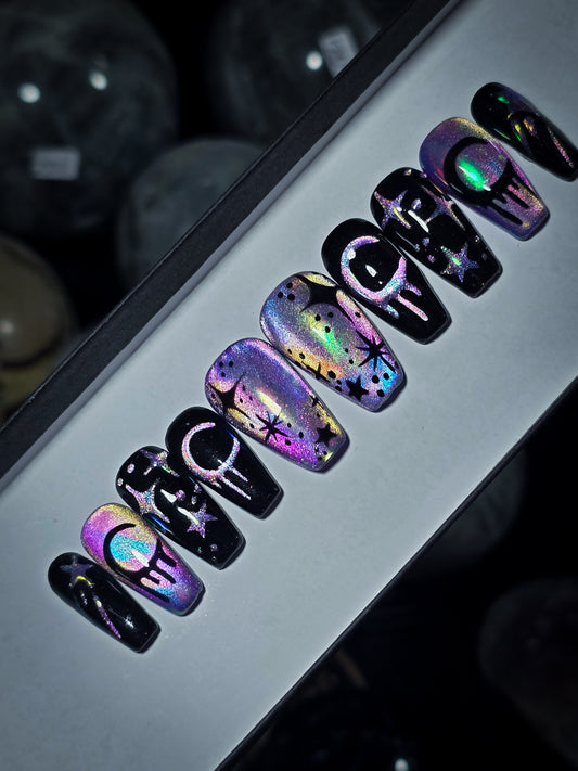 Astral Glow Press on Nail Set