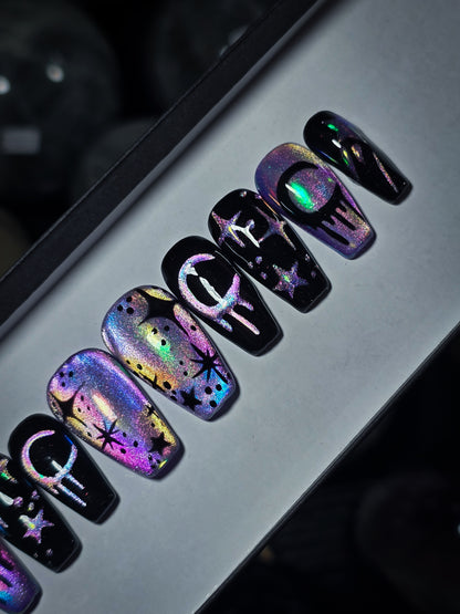 Astral Glow Press on Nail Set