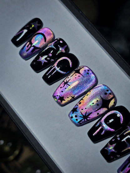 Astral Glow Press on Nail Set