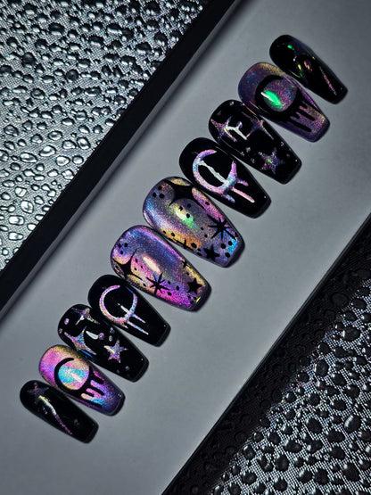 Astral Glow Press on Nail Set