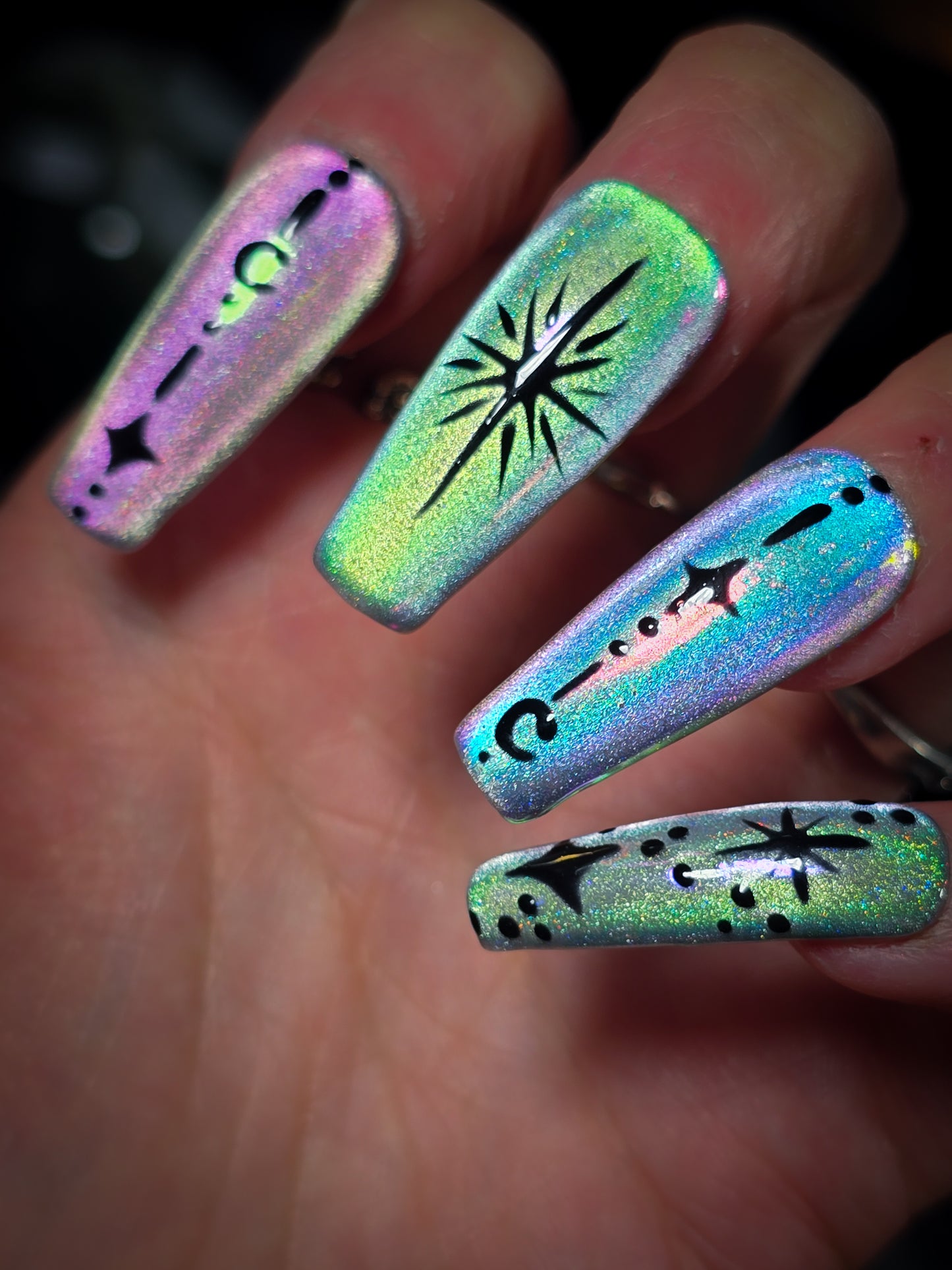 Cosmic Radiance Press on Nail Set
