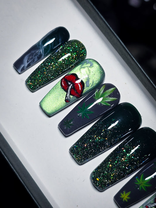 High Vibrations Press on Nail Set (Thermal Reactive)