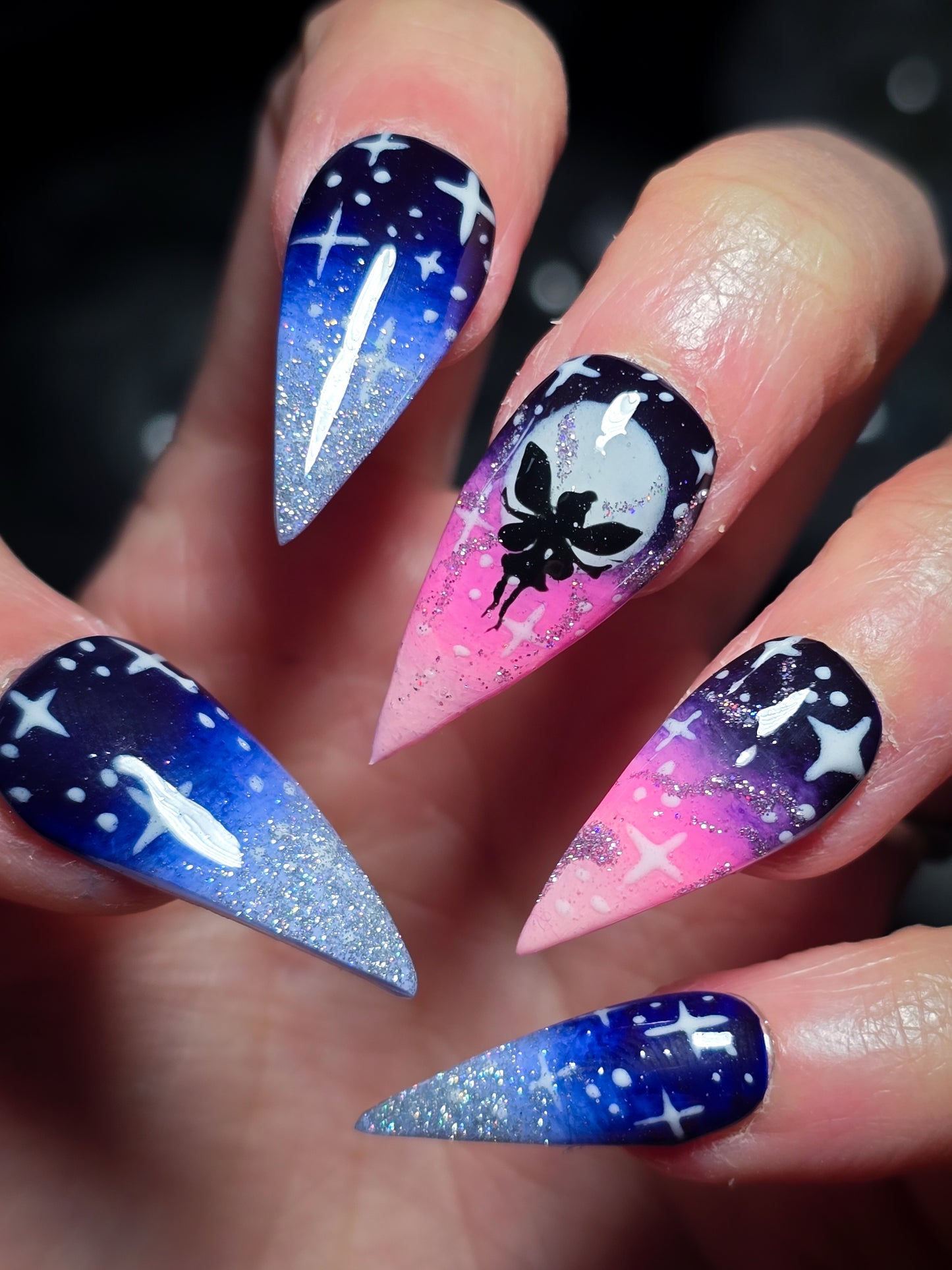Twilight Fairytale (Glow In the Dark) Press on Nail Set