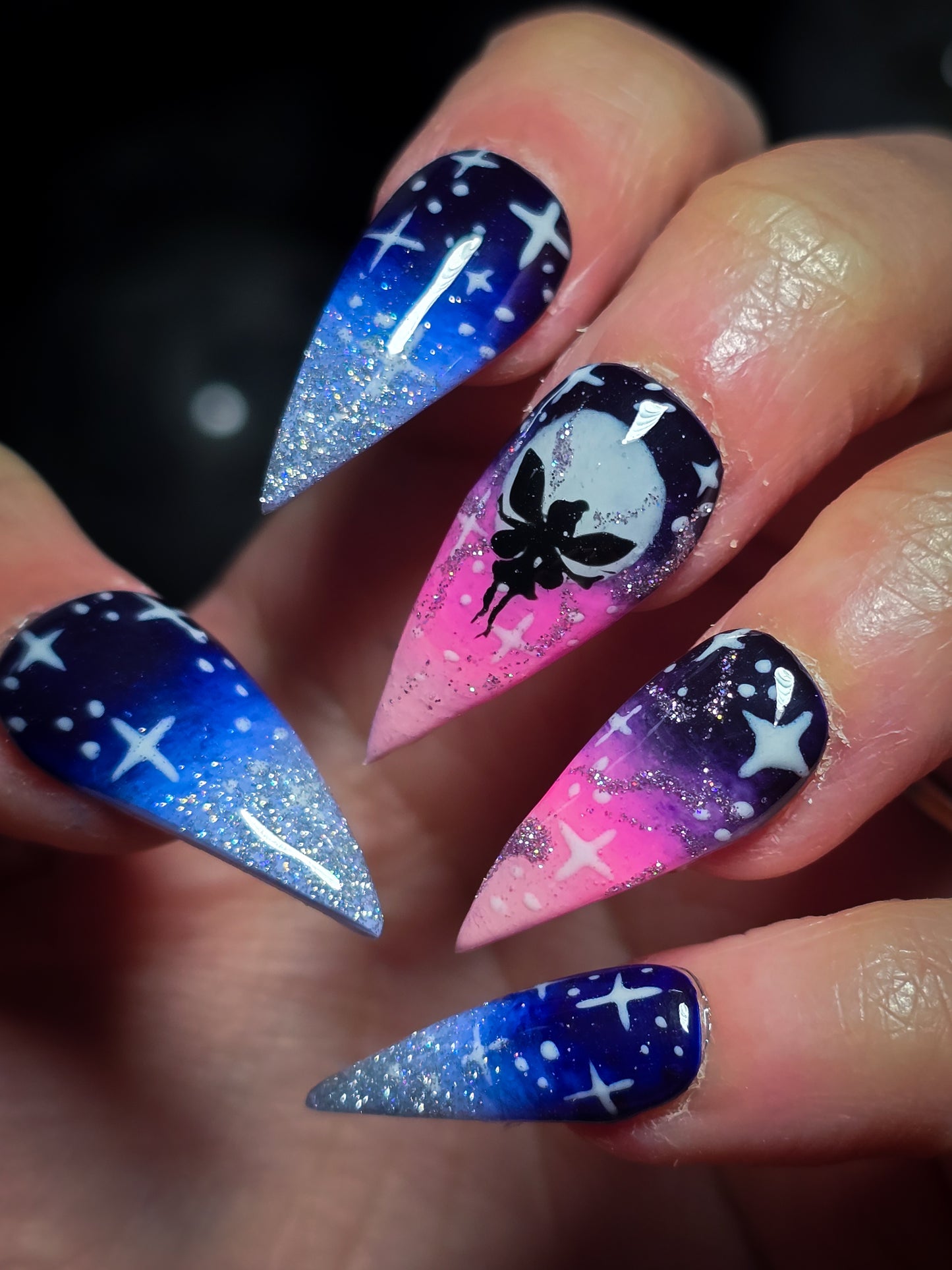 Twilight Fairytale (Glow In the Dark) Press on Nail Set