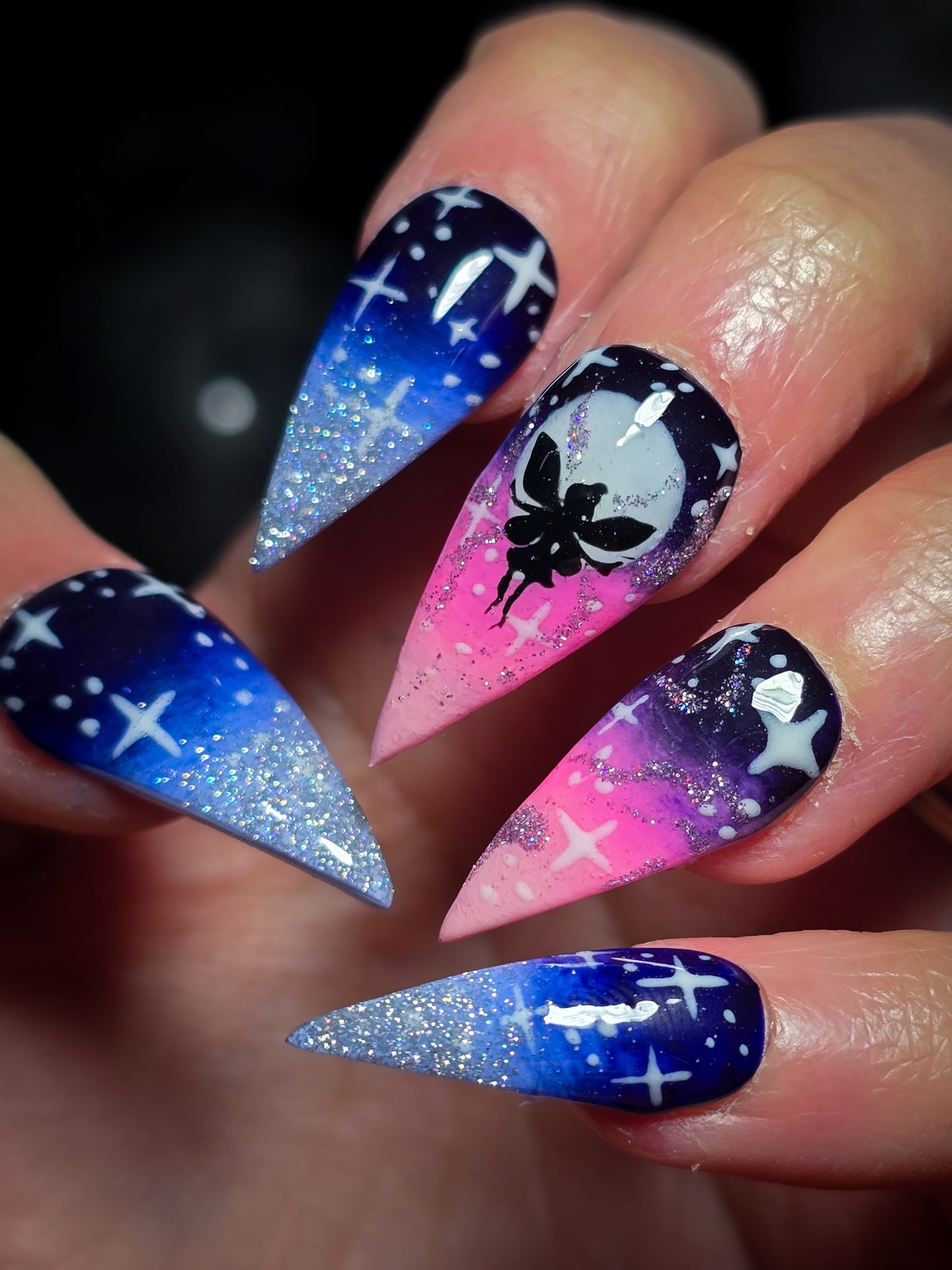 Twilight Fairytale (Glow In the Dark) Press on Nail Set