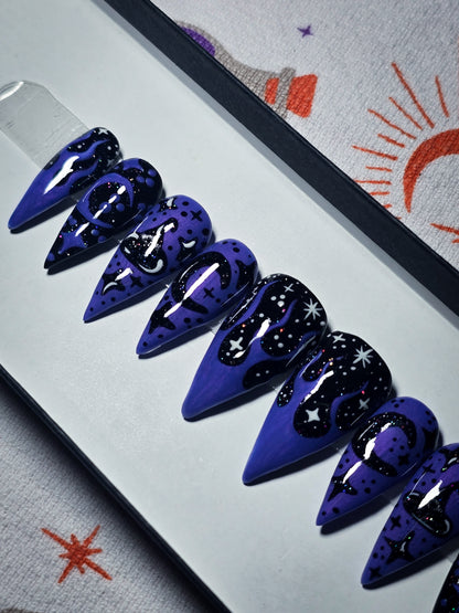 Celestial Shapeshifter (Thermal Reactive) Press on Nail Set