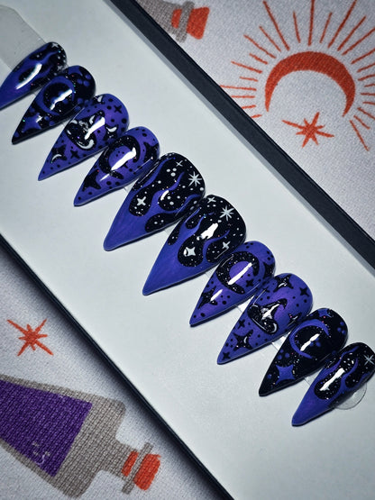 Celestial Shapeshifter (Thermal Reactive) Press on Nail Set