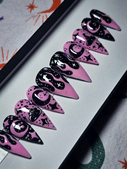 Celestial Shapeshifter (Thermal Reactive) Press on Nail Set