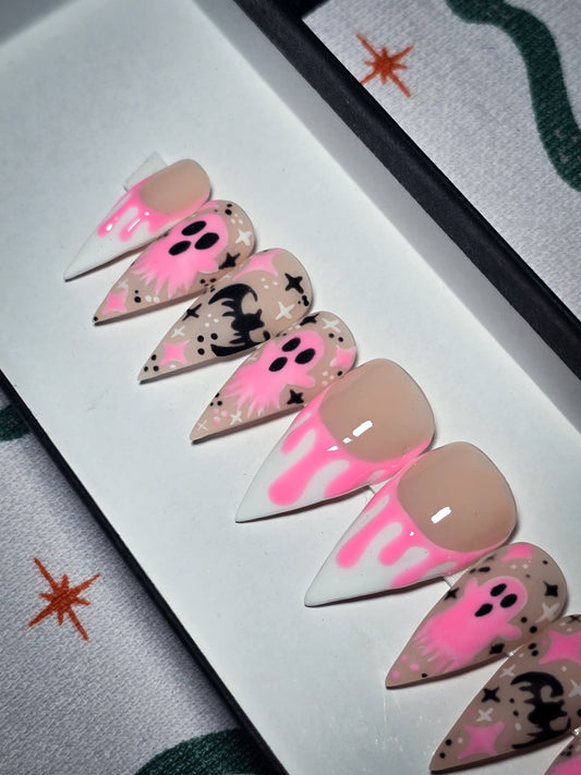 Boo After Dark (Glow in the Dark) Press on Nail Set