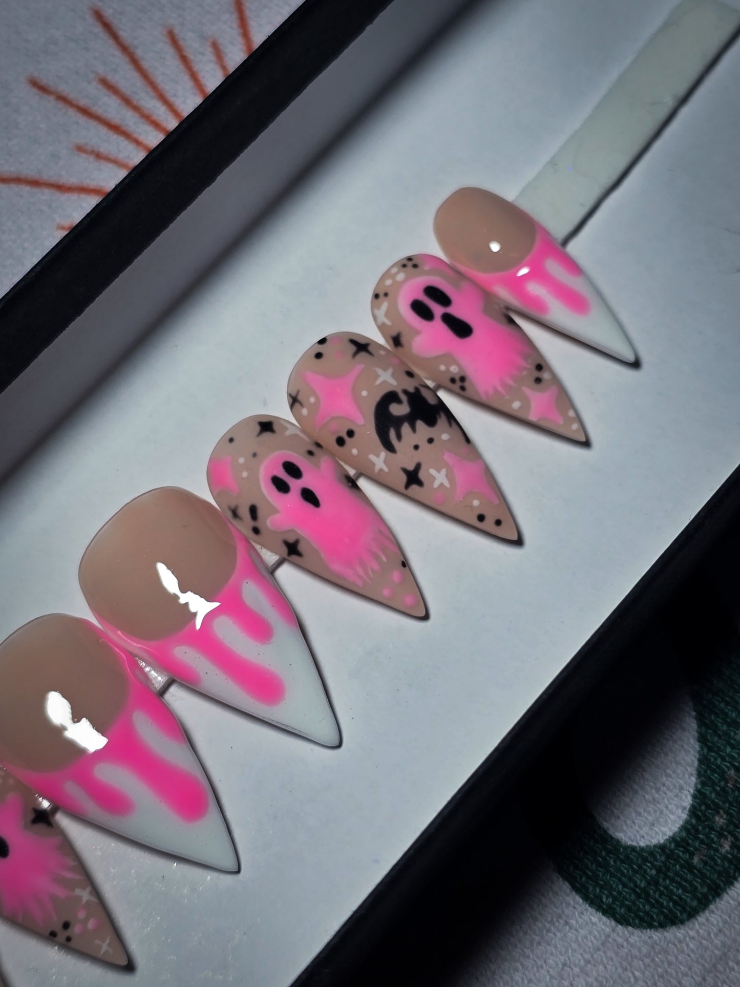 Boo After Dark (Glow in the Dark) Press on Nail Set