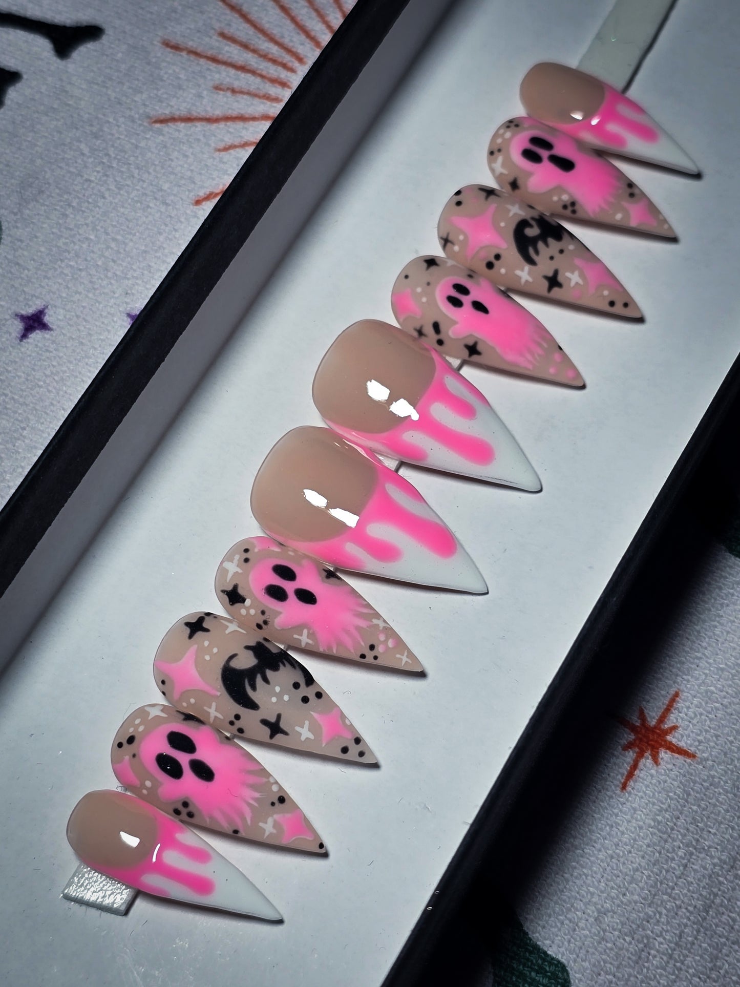Boo After Dark (Glow in the Dark) Press on Nail Set